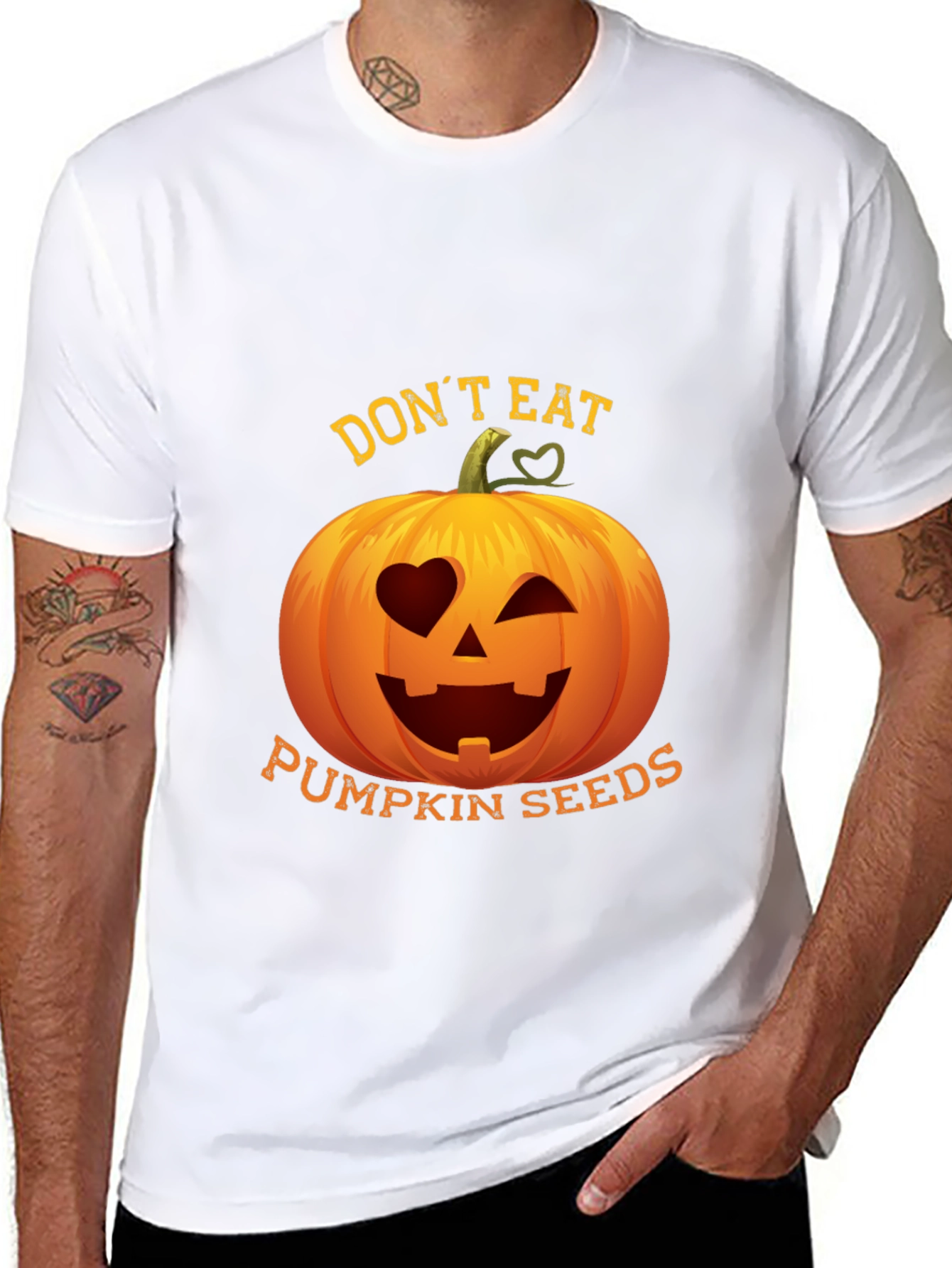 Funny Halloween Pumpkin Seeds T-Shirt
