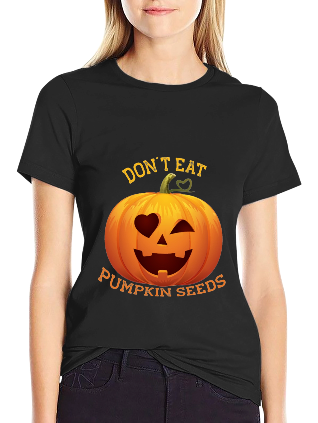 Funny Halloween Pumpkin Seeds T-Shirt