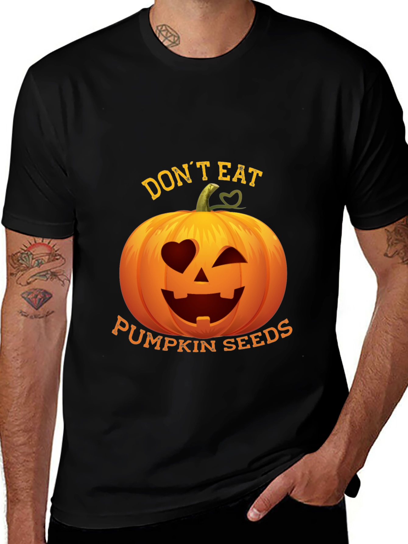 Funny Halloween Pumpkin Seeds T-Shirt