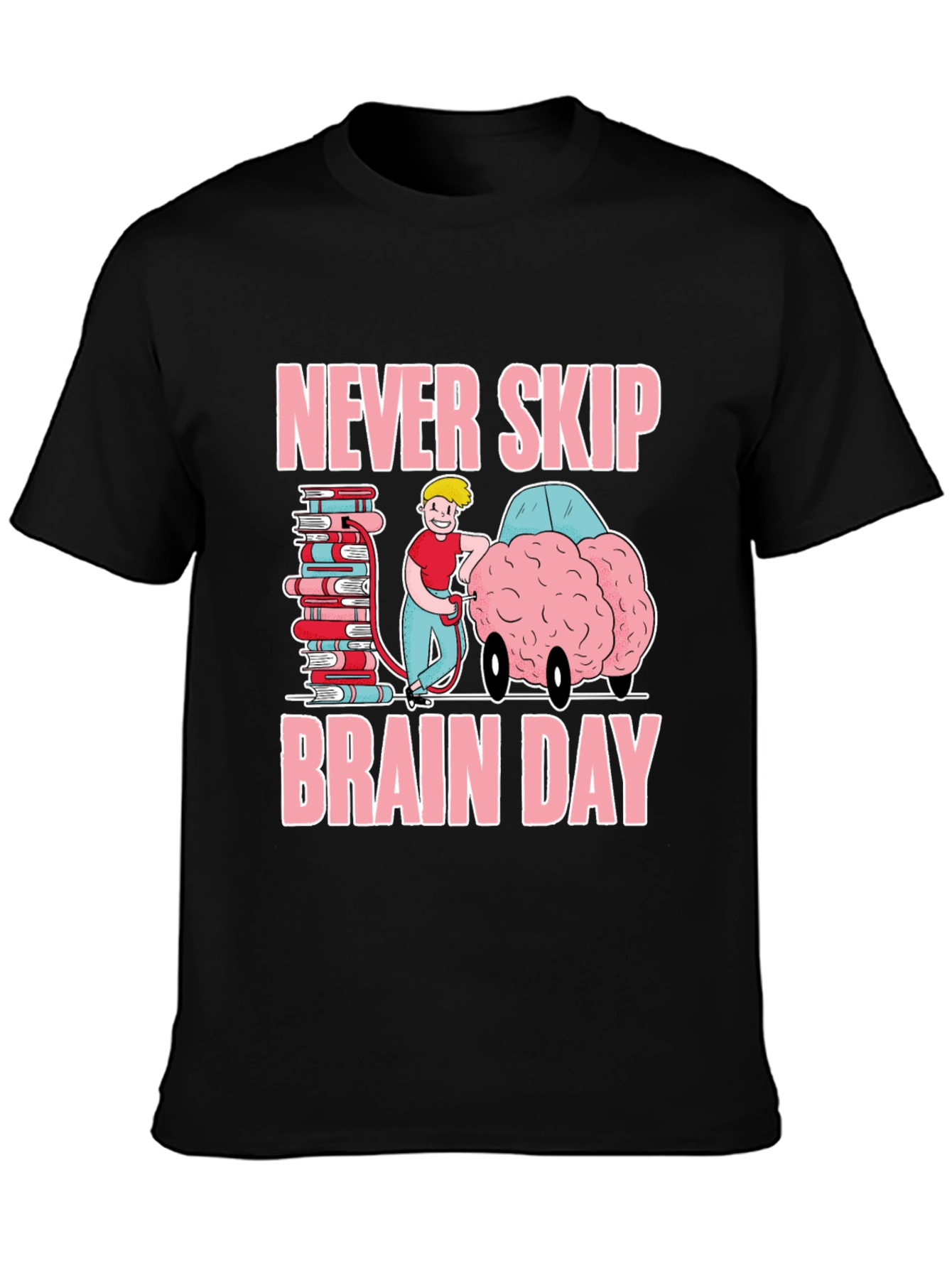 Never Skip Brain Day Graphic T-Shirt