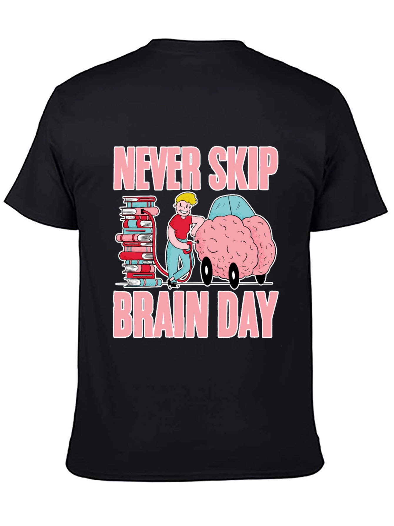 Never Skip Brain Day Graphic T-Shirt