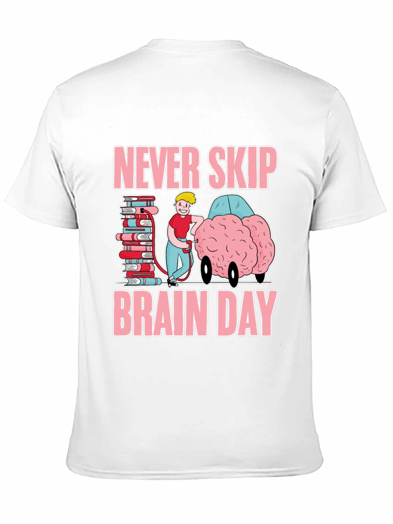Never Skip Brain Day Graphic T-Shirt