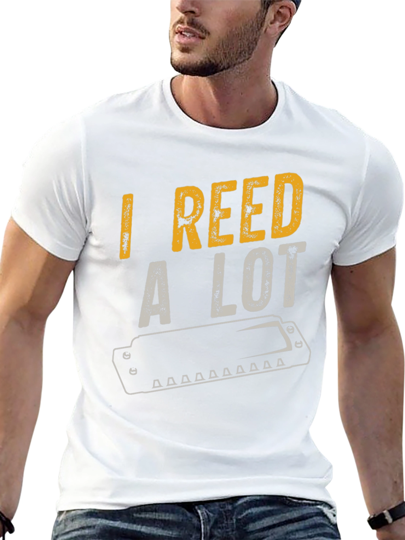 I Reed A Lot T-Shirt Musician Humor Tee