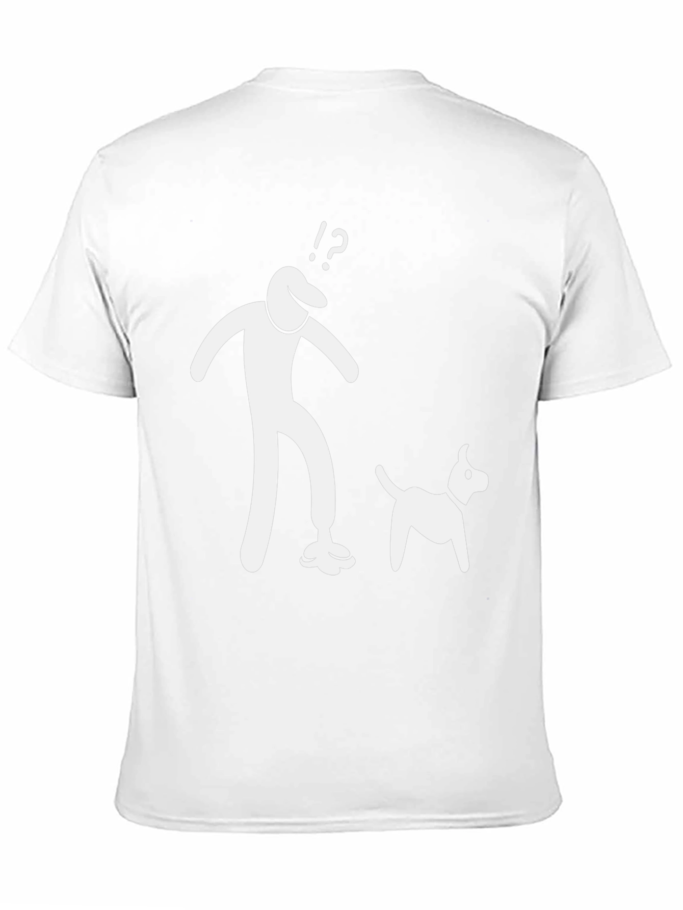Mens Black T-Shirt with Funny Graphic Print