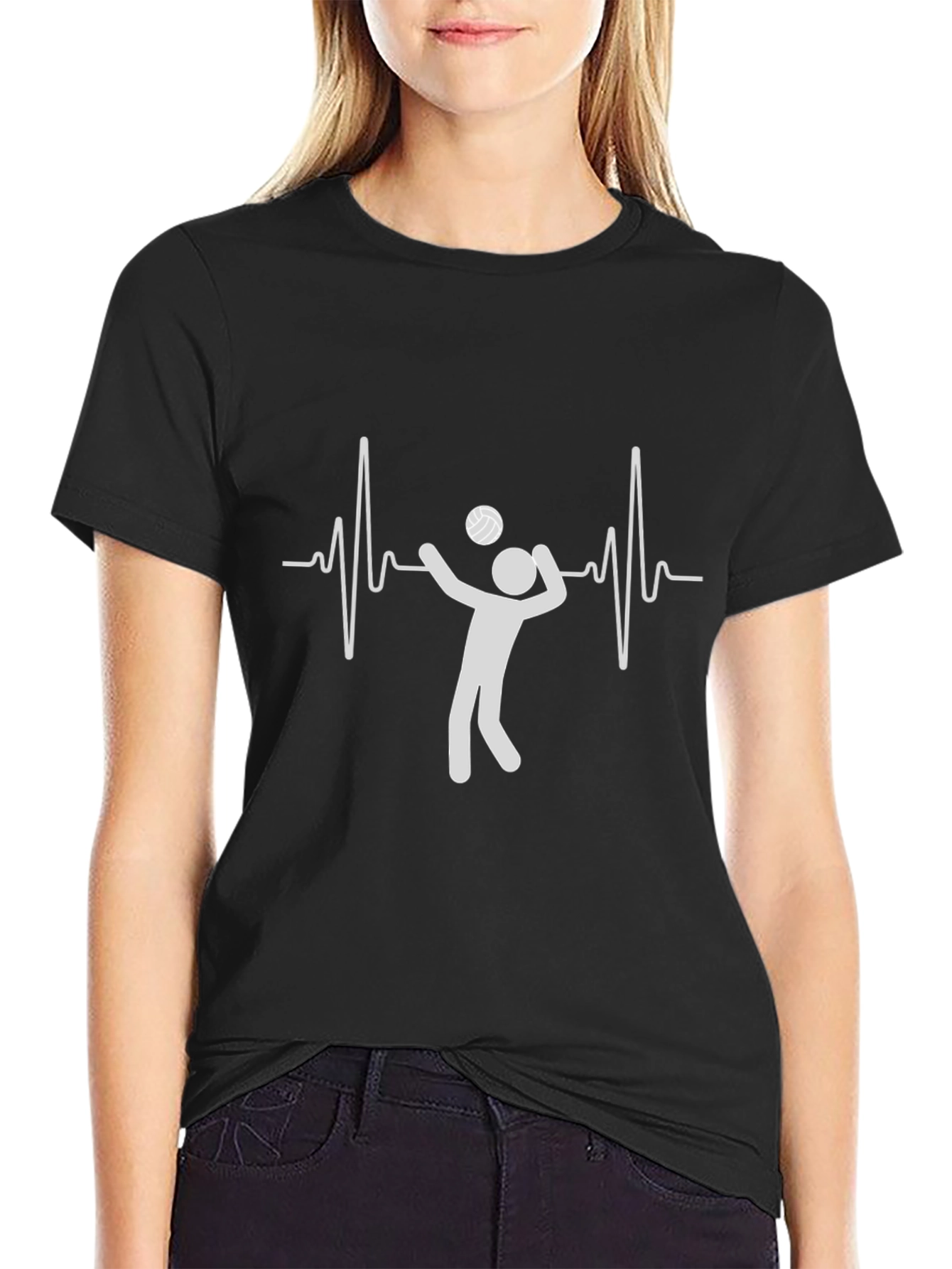 Volleyball Heartbeat T-Shirt