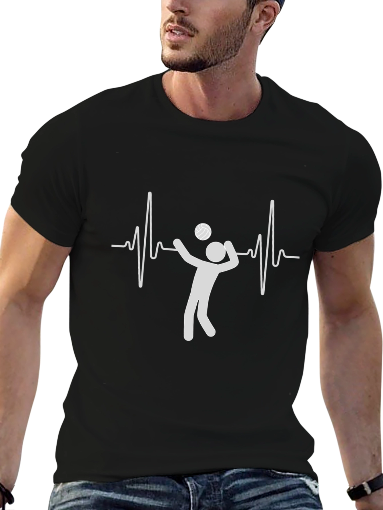 Volleyball Heartbeat T-Shirt