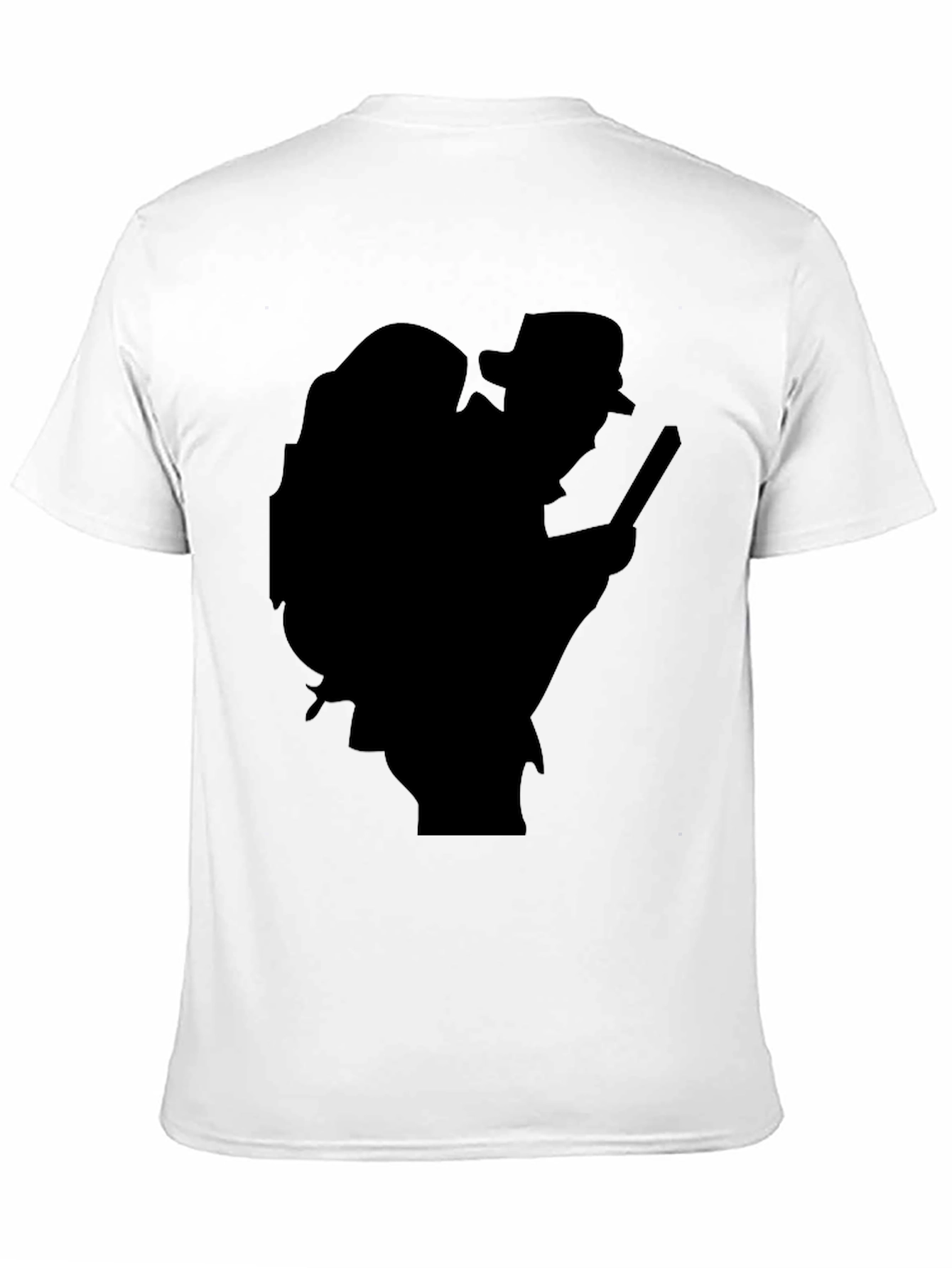 Black Hiker Silhouette T-Shirt