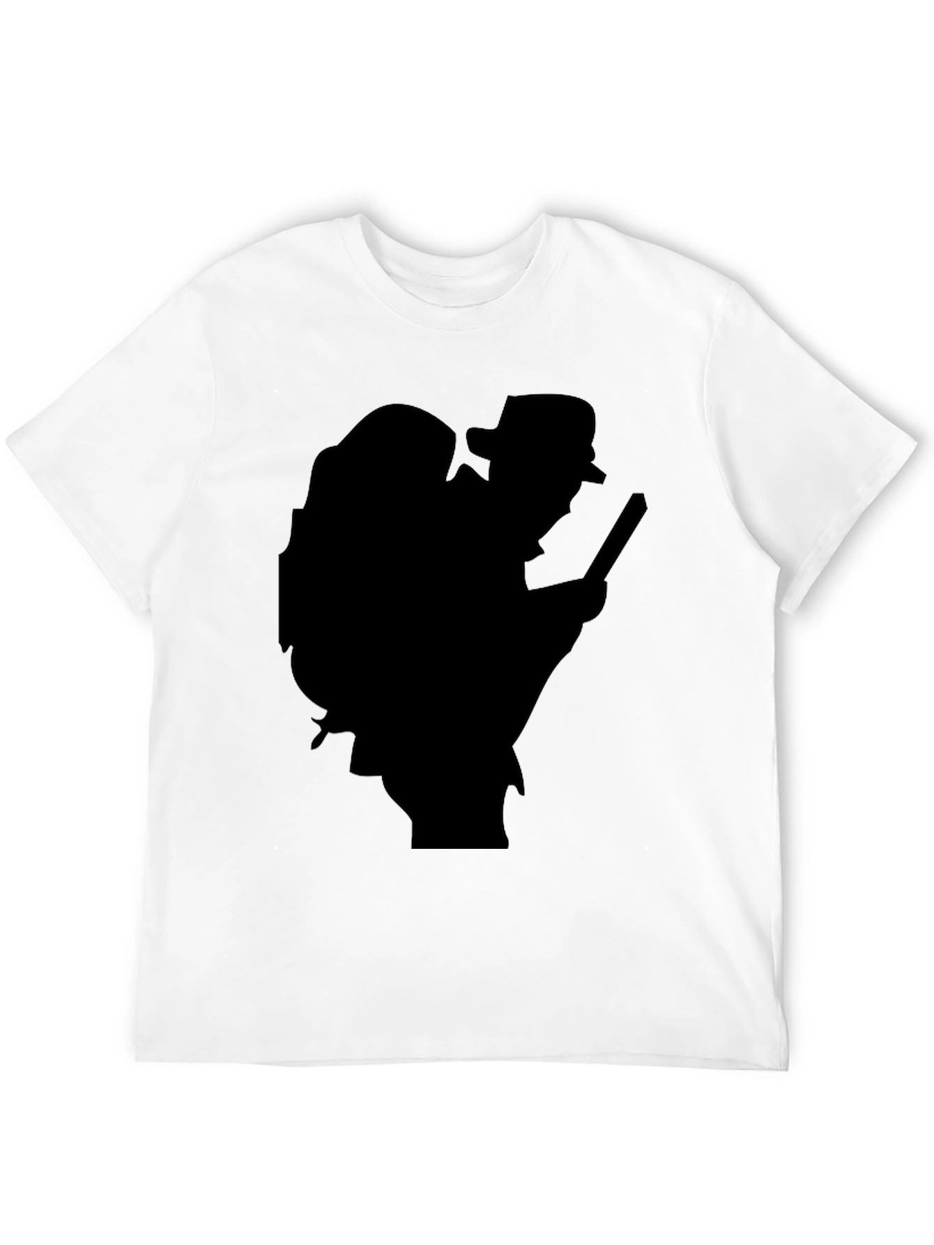 Black Hiker Silhouette T-Shirt