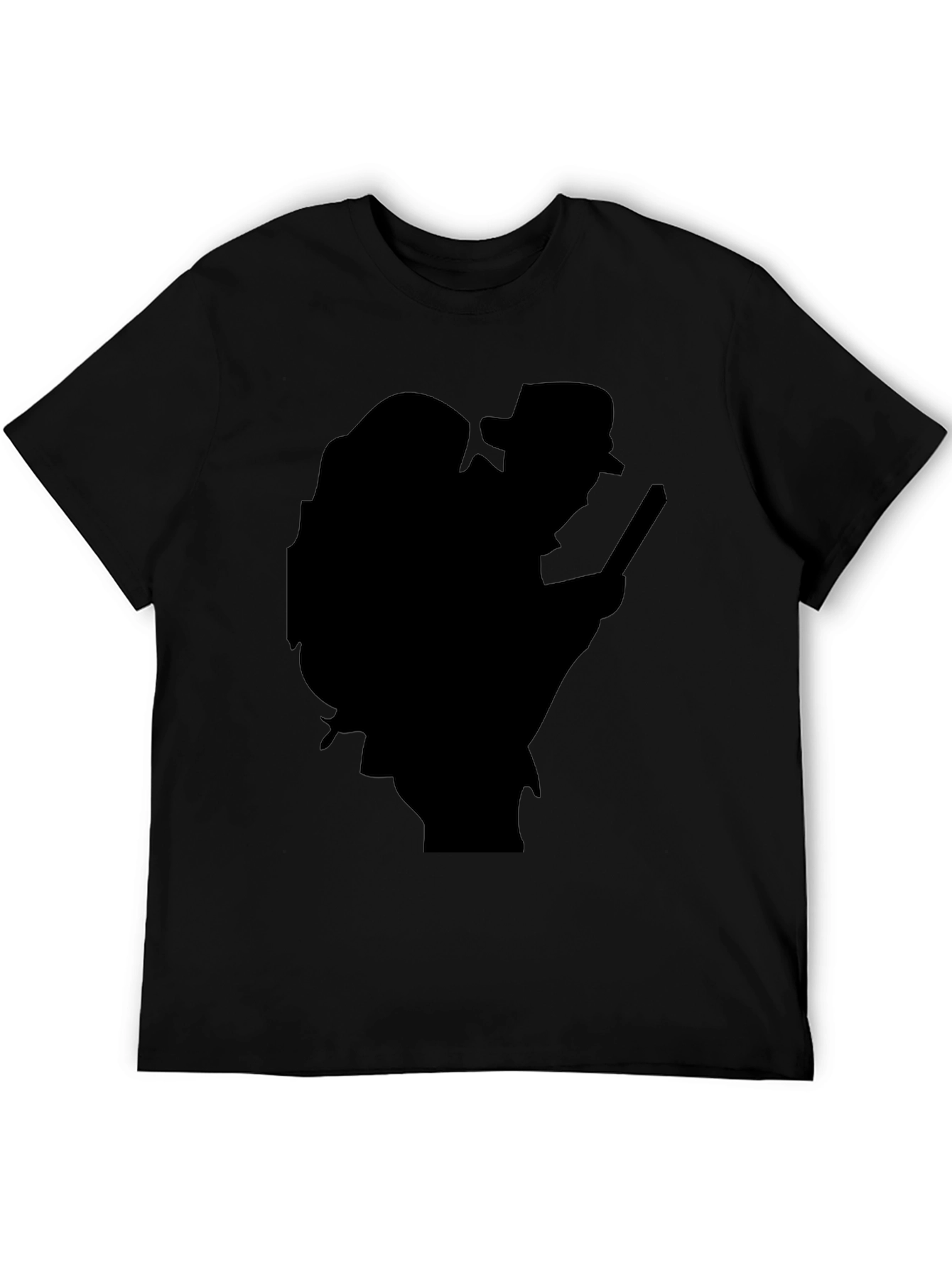 Black Hiker Silhouette T-Shirt