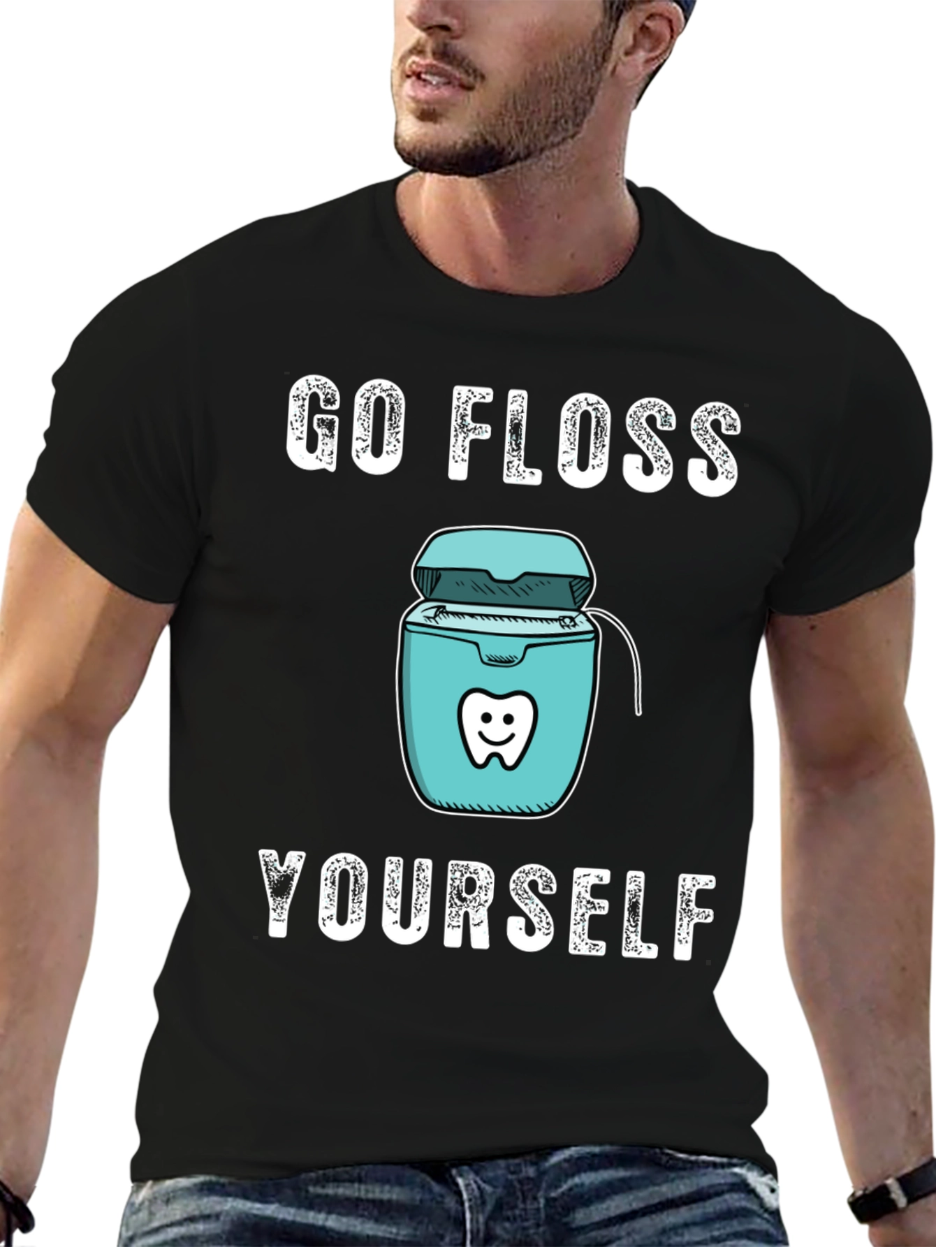 Go Floss Yourself Funny Dental T-Shirt
