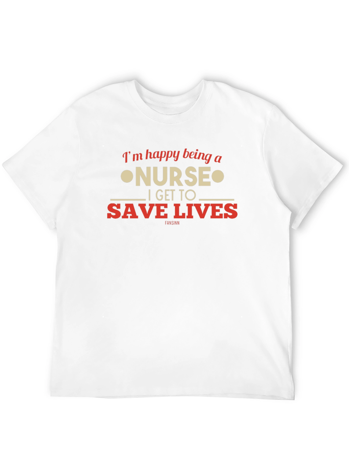 Nurse T-Shirt: Im Happy Being a Nurse