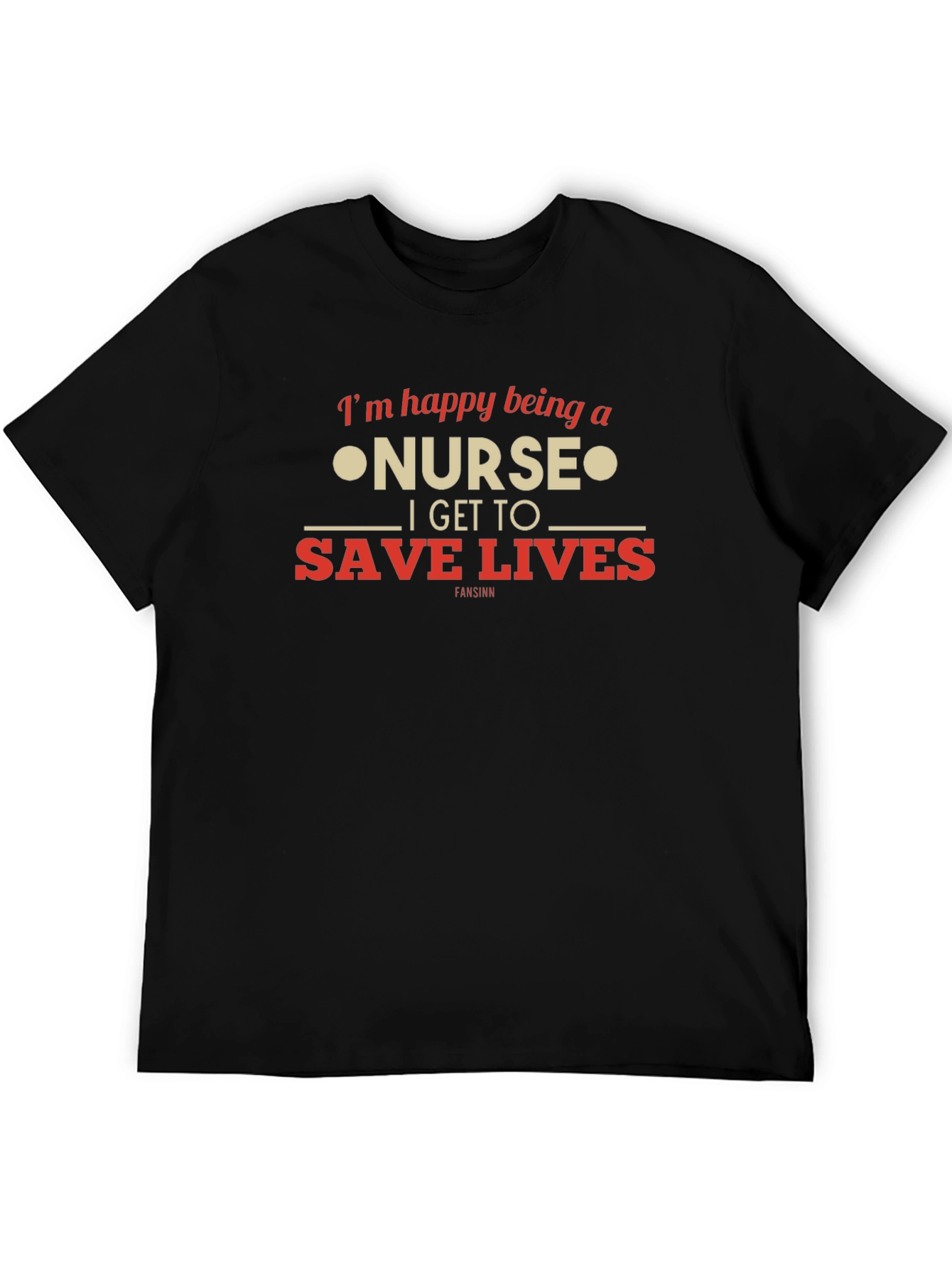 Nurse T-Shirt: Im Happy Being a Nurse