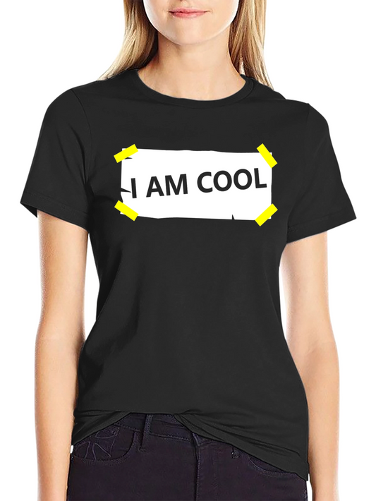 I AM COOL - Black T-Shirt for Casual Wear
