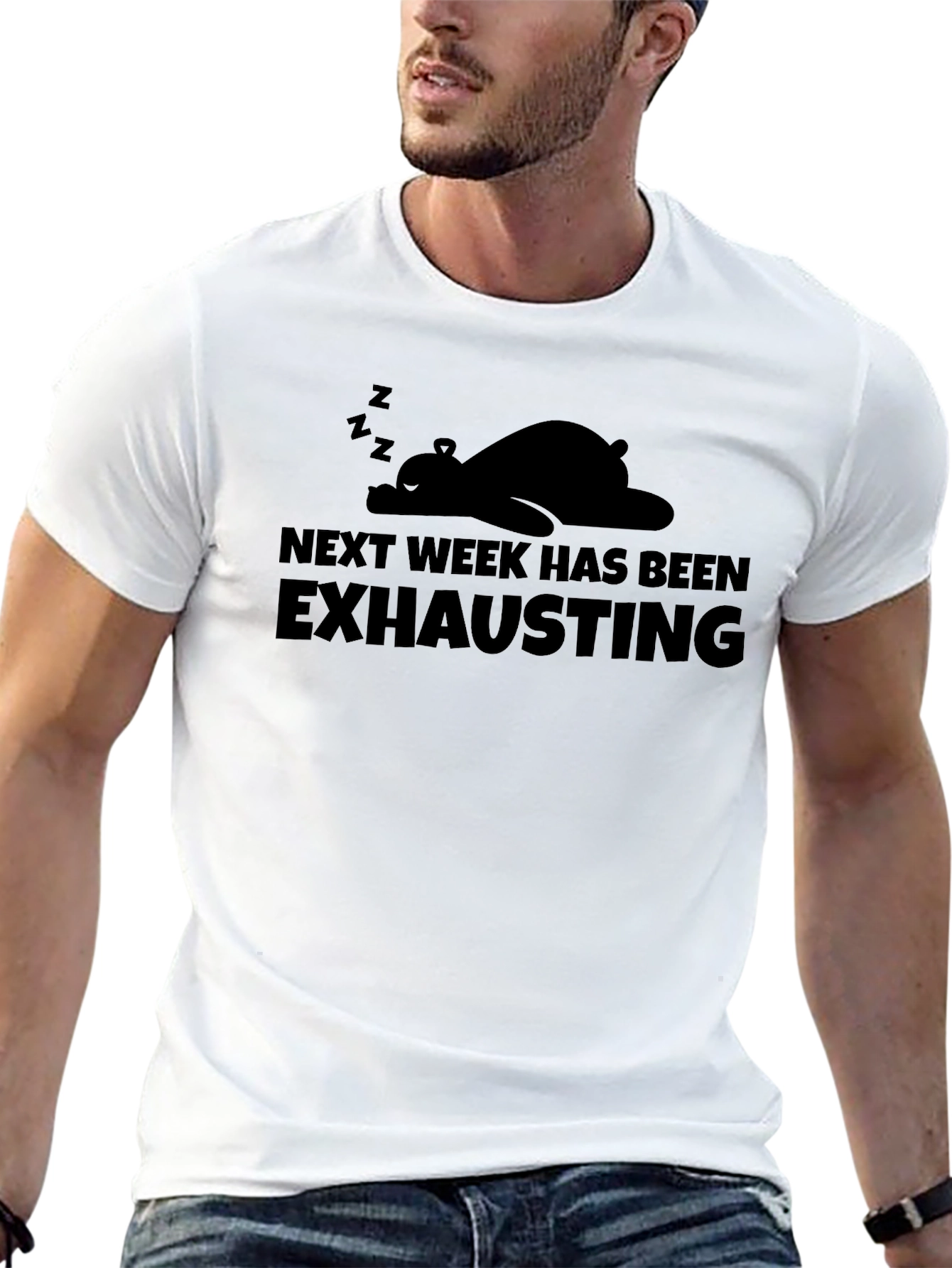 Exhausted Week Graphic Tee