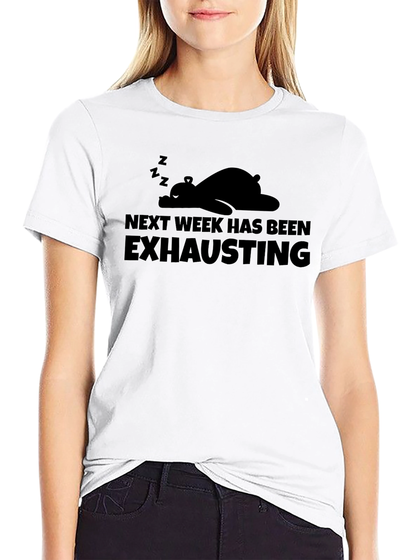 Exhausted Week Graphic Tee