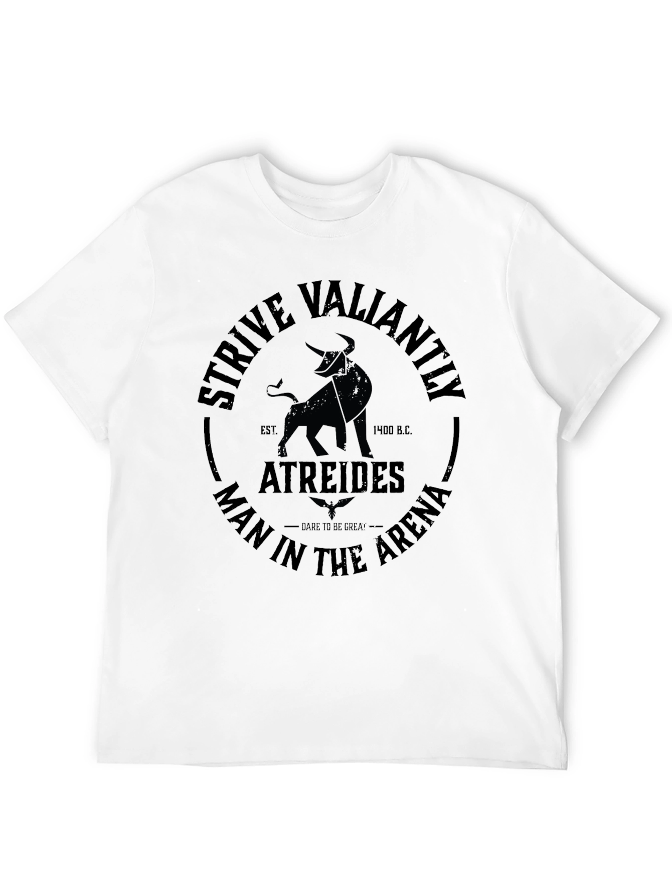 Atreides Strive Valiantly T-Shirt - Man in the Arena
