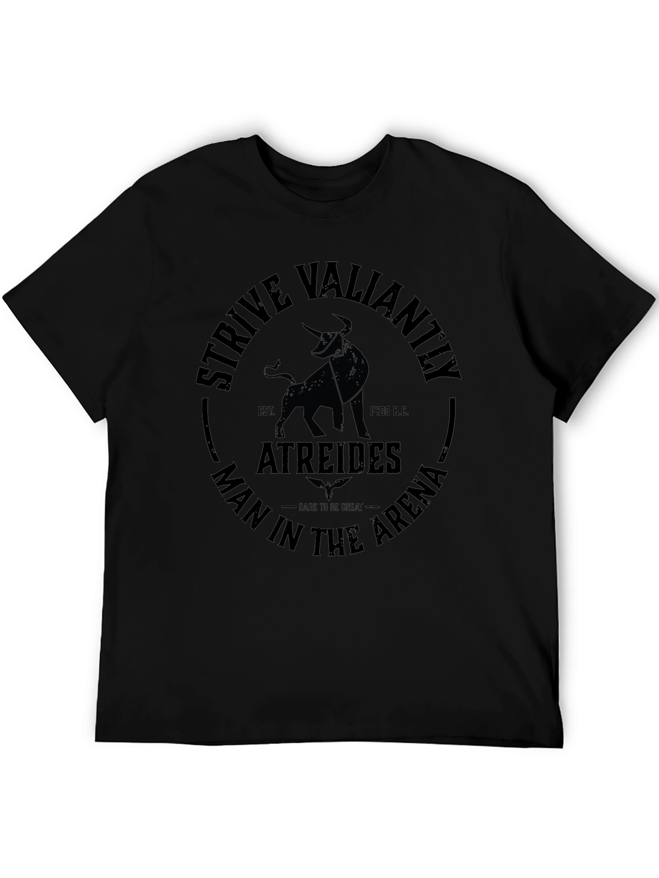 Atreides Strive Valiantly T-Shirt - Man in the Arena