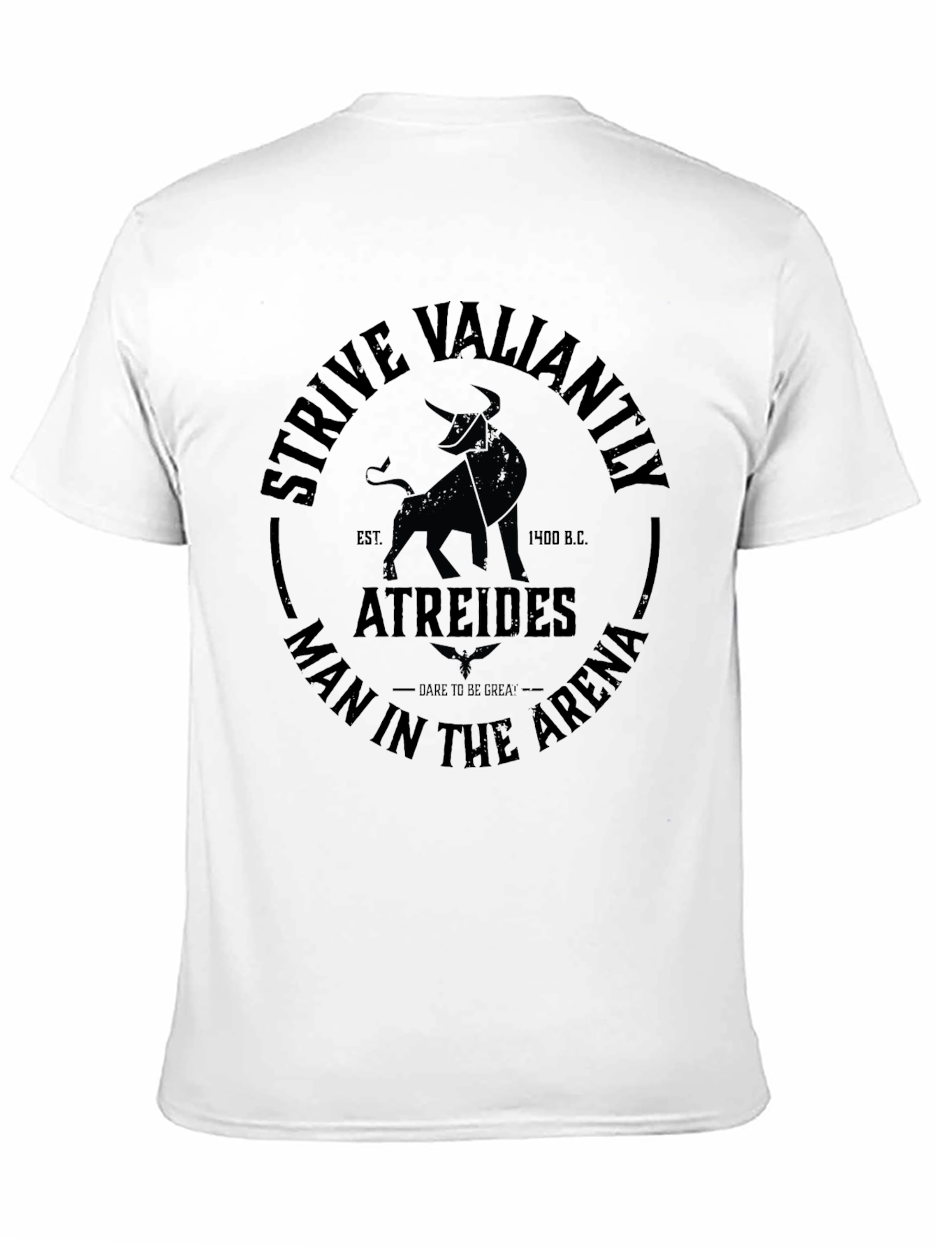 Atreides Strive Valiantly T-Shirt - Man in the Arena