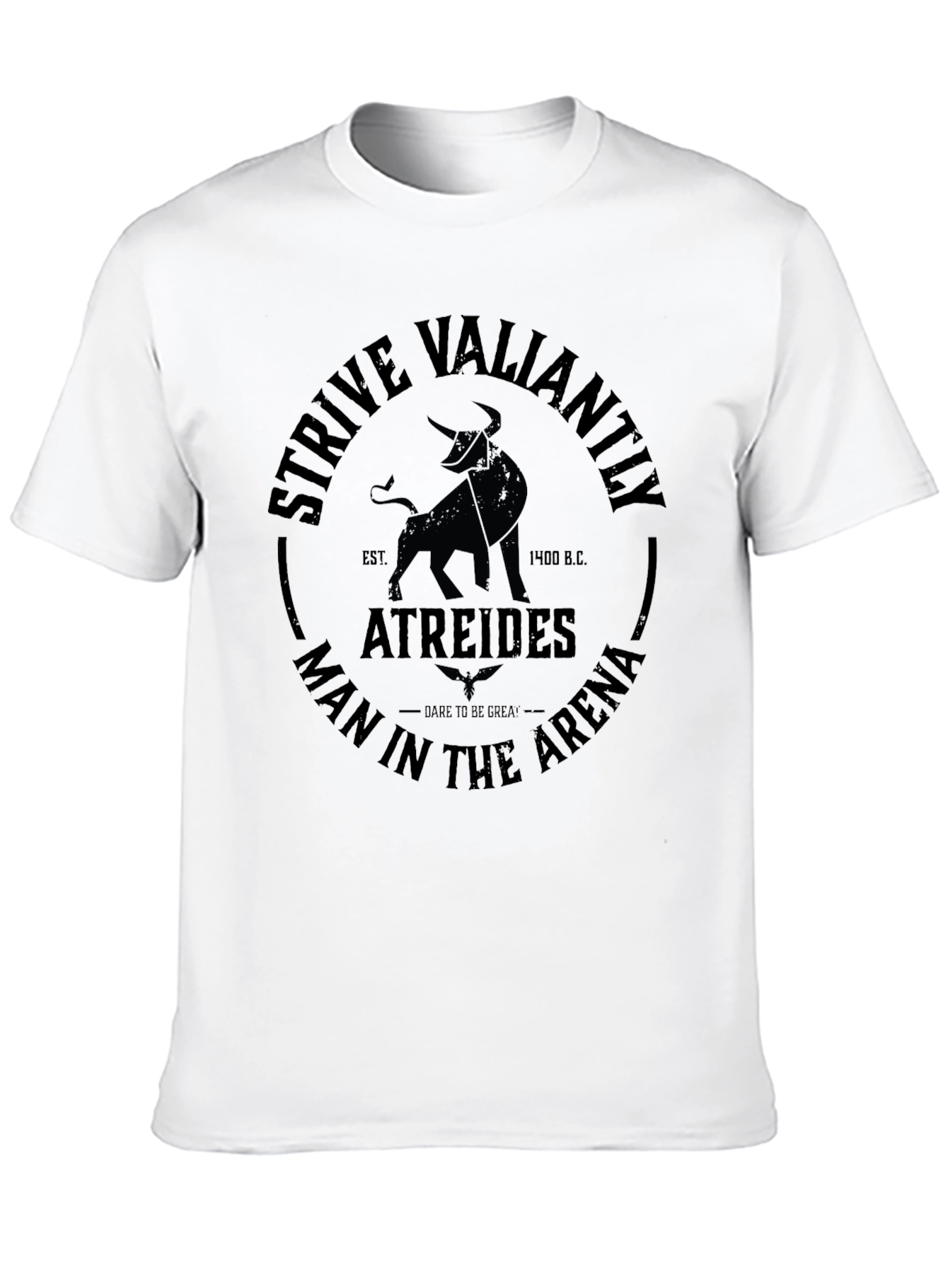 Atreides Strive Valiantly T-Shirt - Man in the Arena