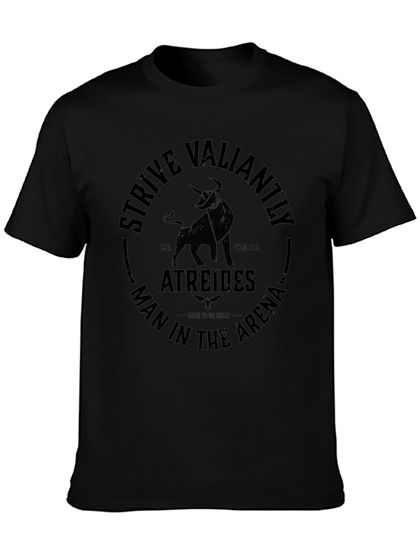 Atreides Strive Valiantly T-Shirt - Man in the Arena