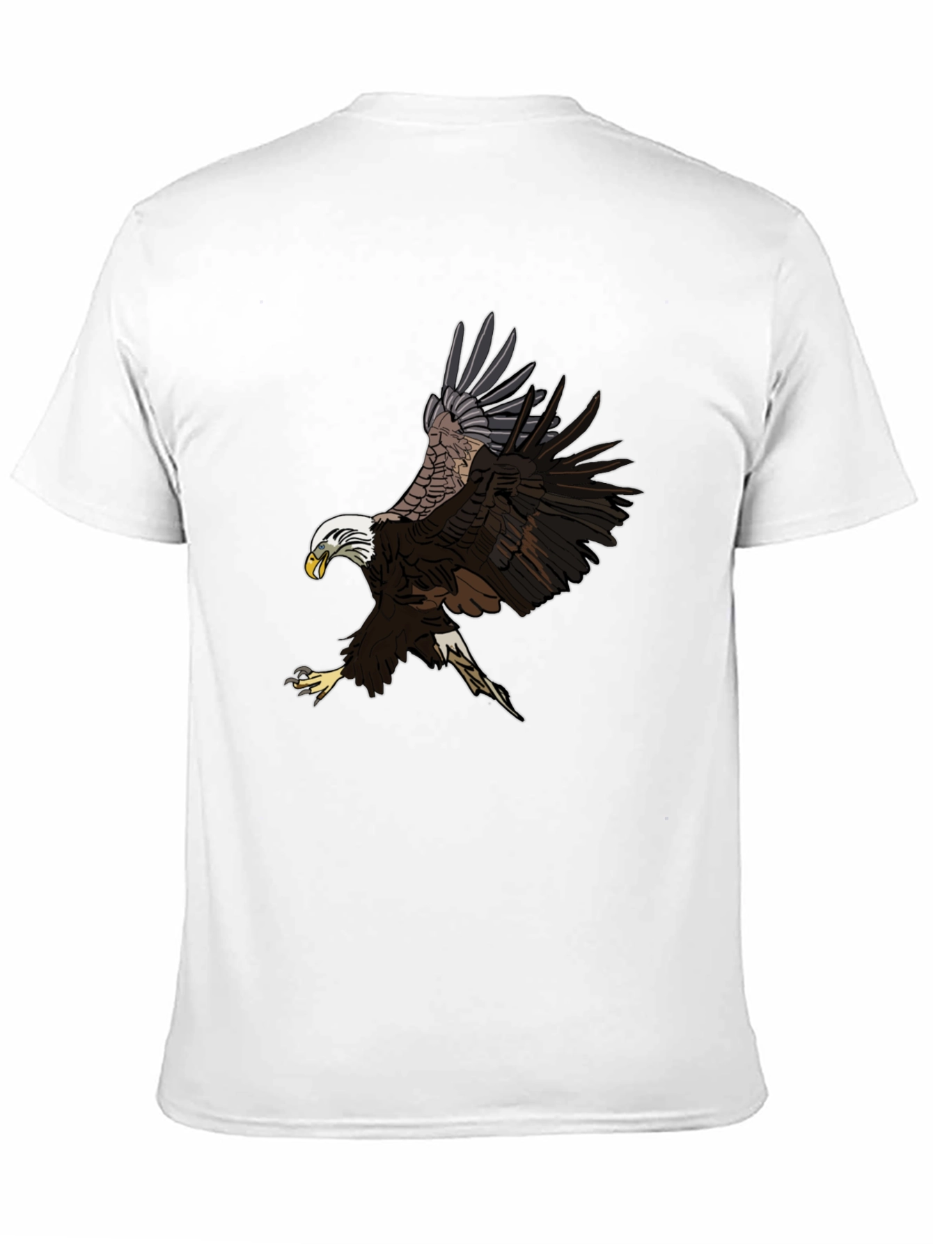Bald Eagle Graphic Black T-Shirt