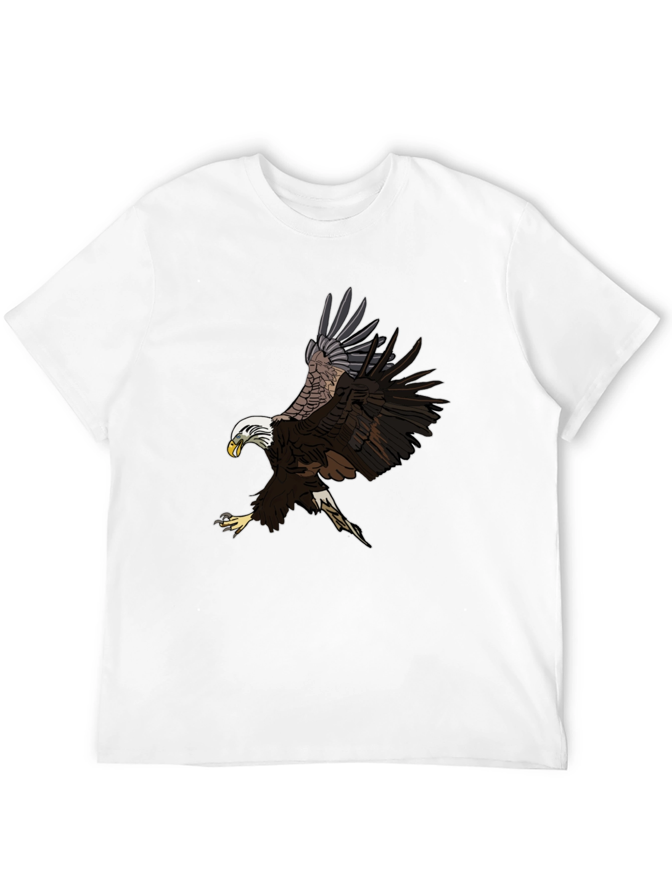 Bald Eagle Graphic Black T-Shirt