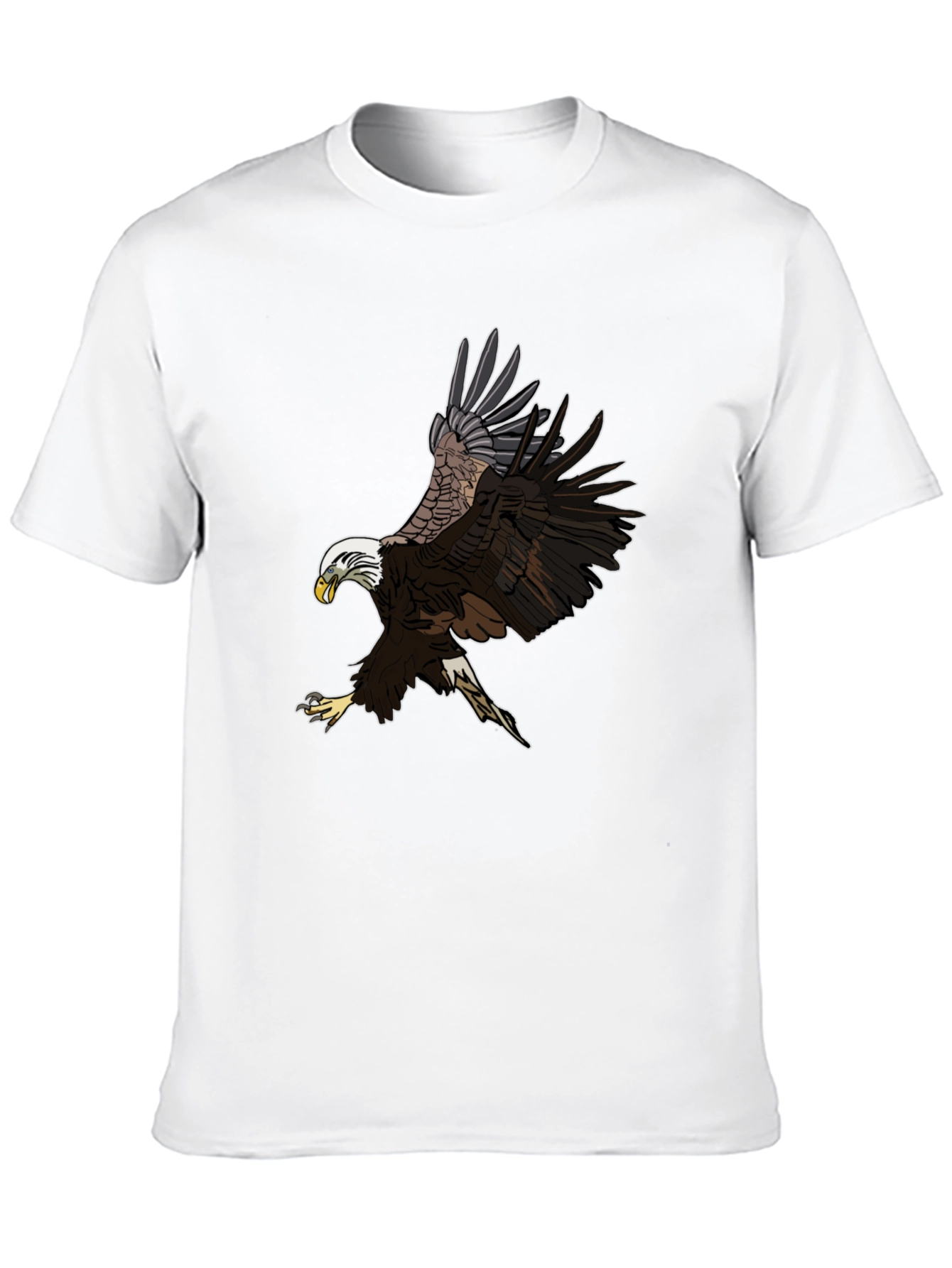 Bald Eagle Graphic Black T-Shirt