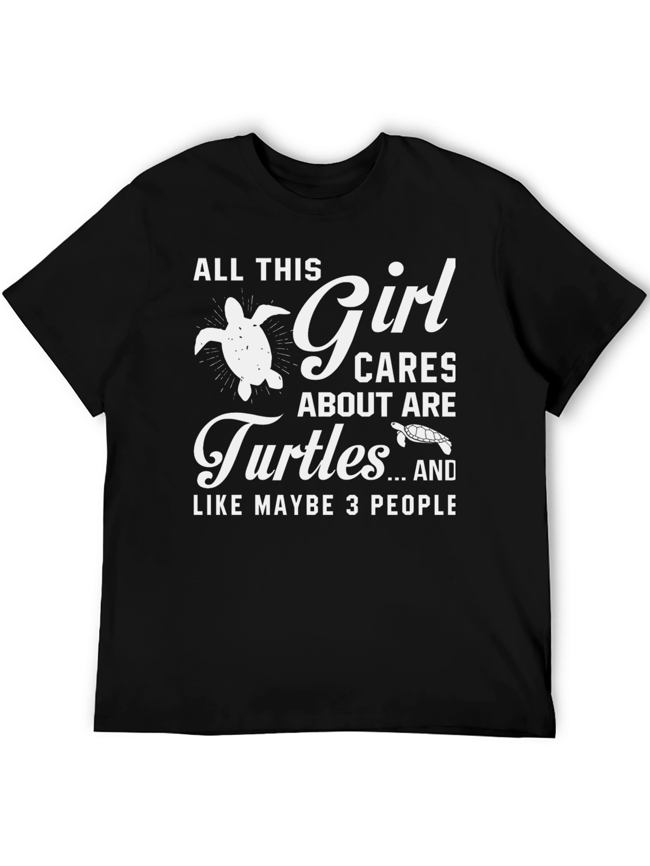 Girl Who Loves Turtles T-Shirt