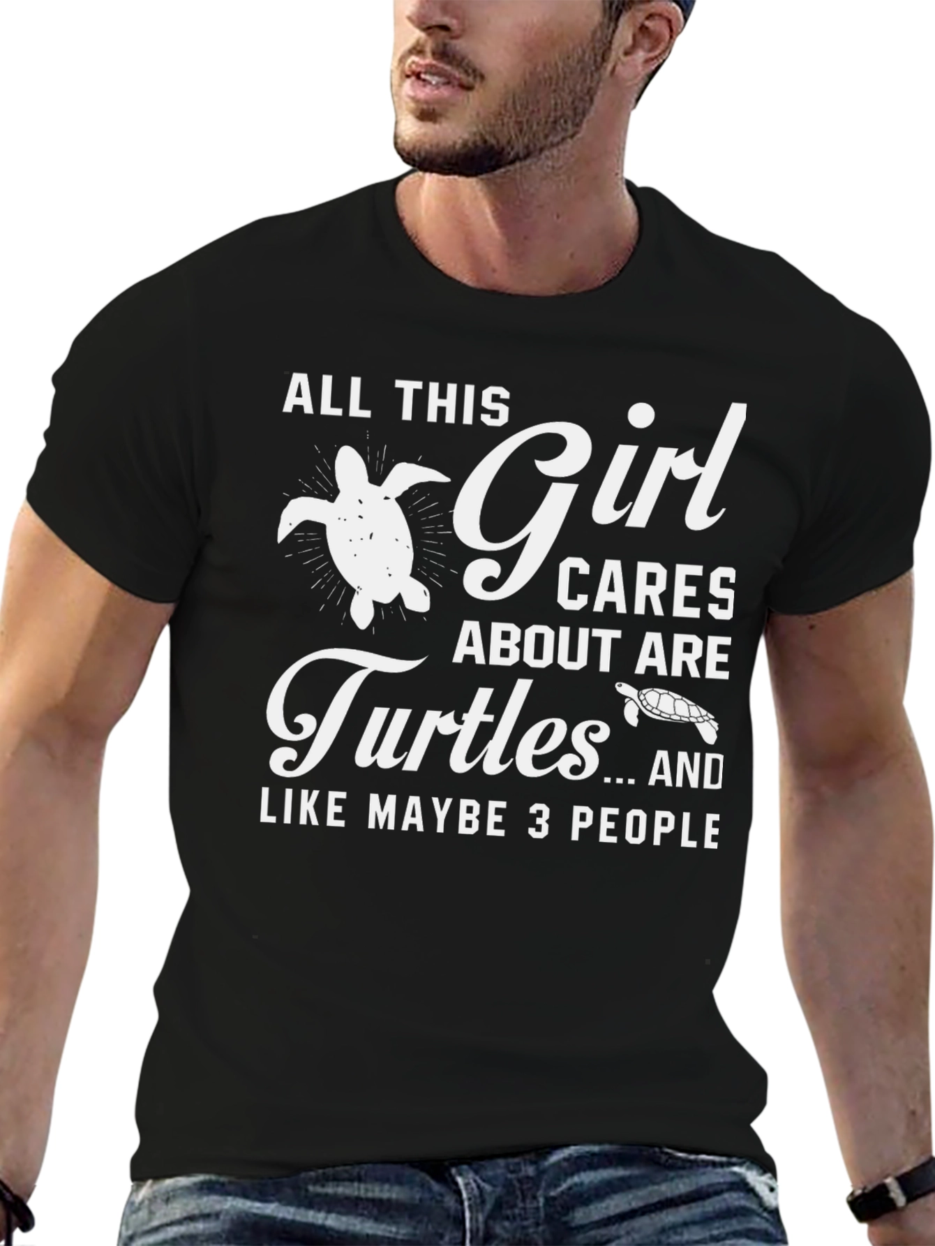Girl Who Loves Turtles T-Shirt