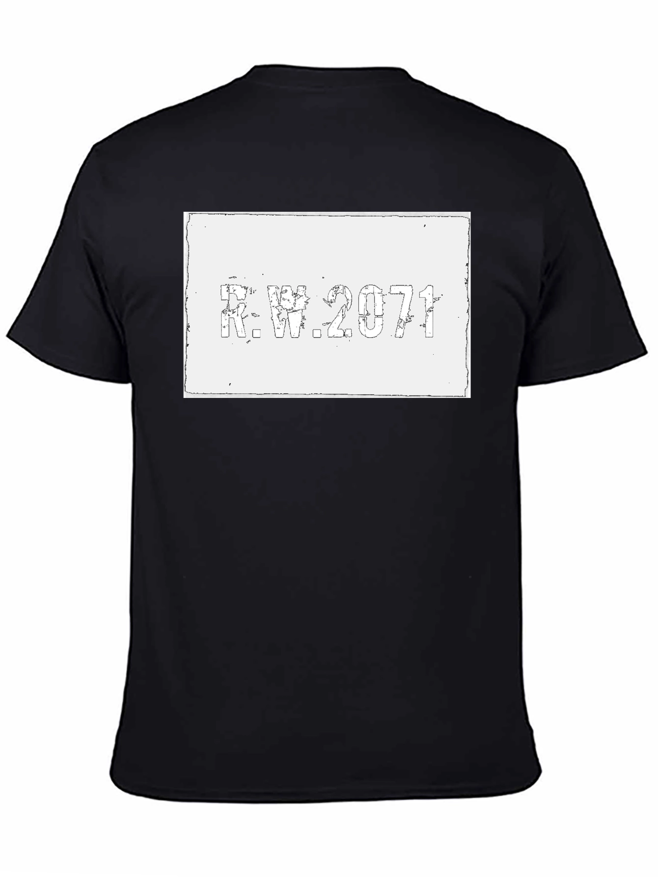 R.W. 2071 Graphic Tee - Distressed Print