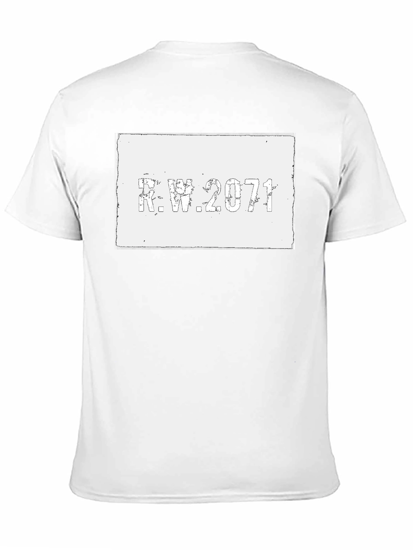 R.W. 2071 Graphic Tee - Distressed Print