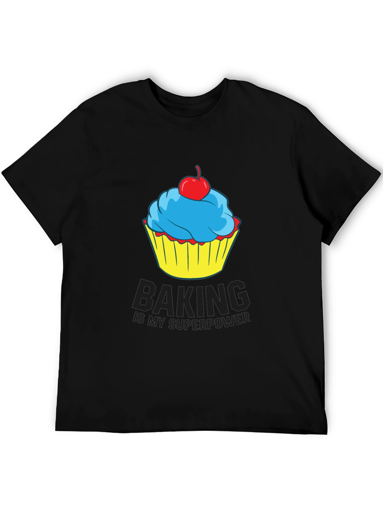 Baking is My Superpower Cupcake T-Shirt