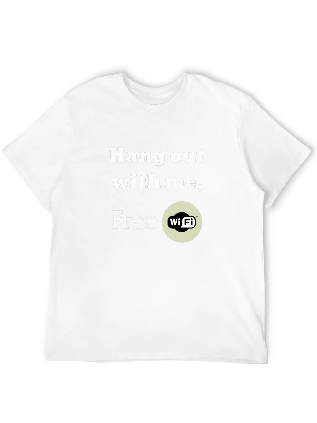 Hang Out with Me Free Wi-Fi T-Shirt