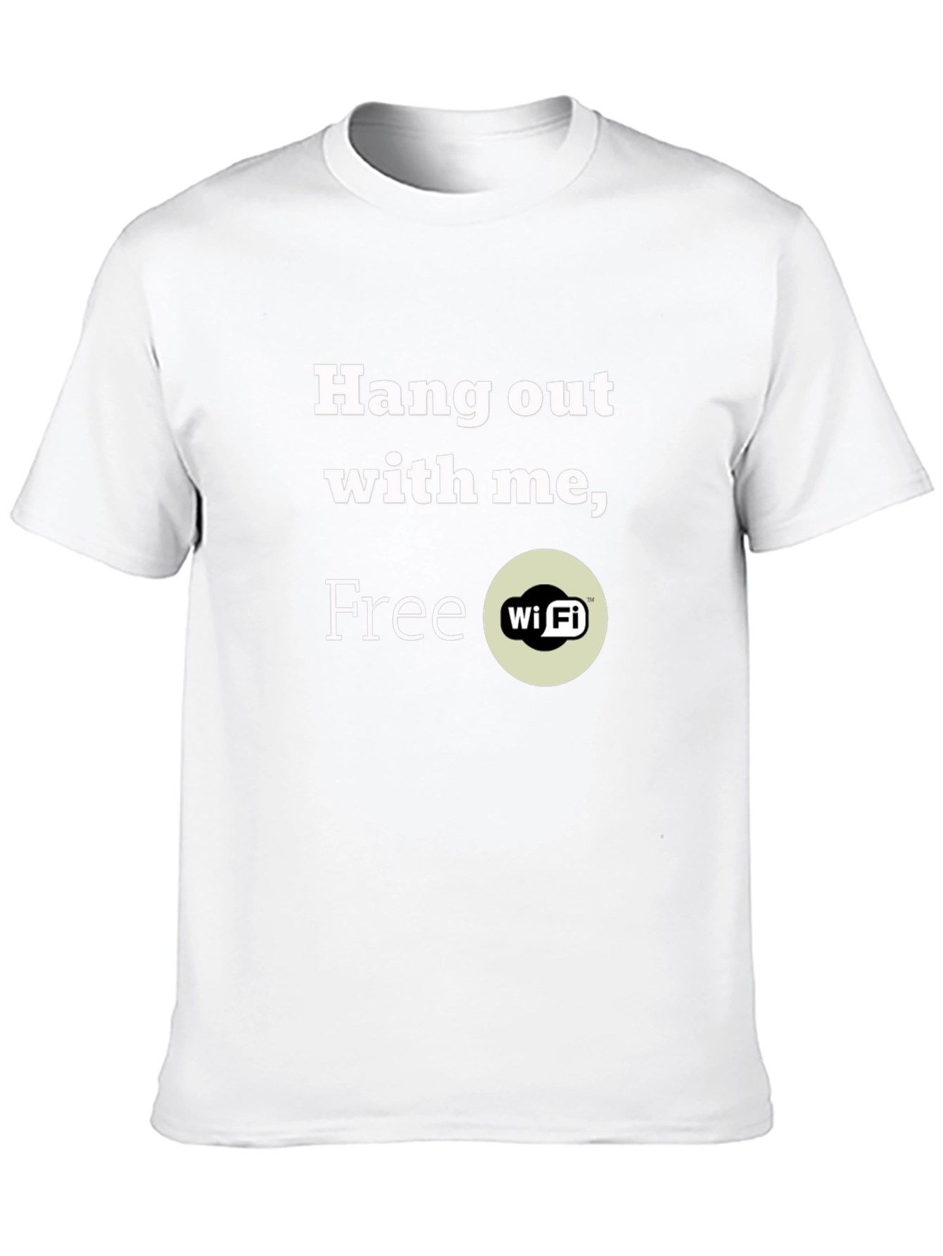 Hang Out with Me Free Wi-Fi T-Shirt