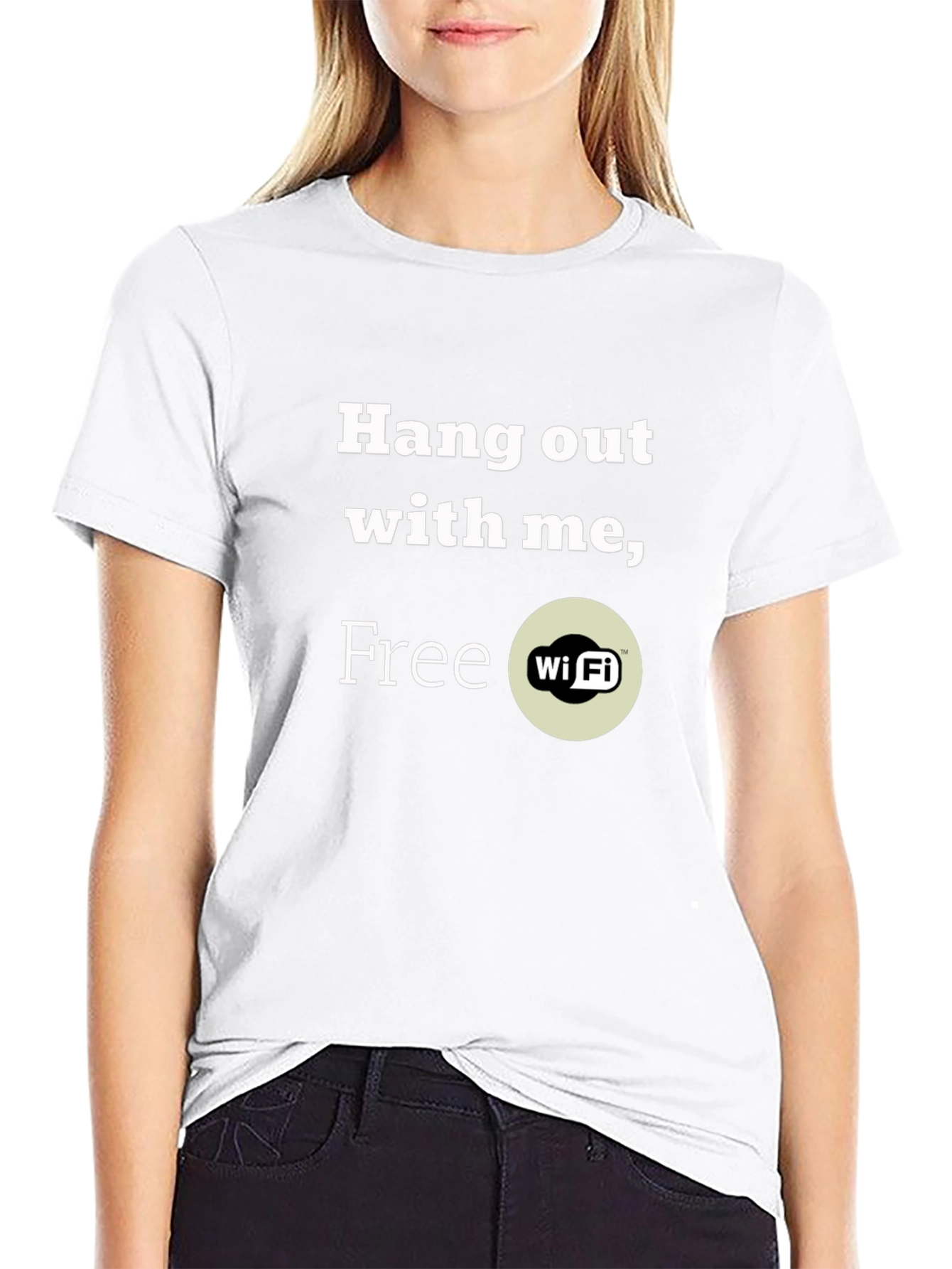 Hang Out with Me Free Wi-Fi T-Shirt