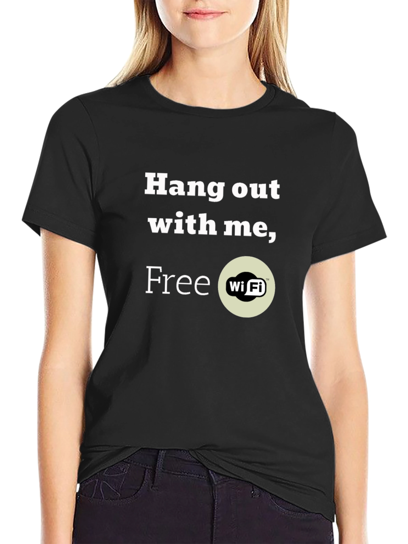 Hang Out with Me Free Wi-Fi T-Shirt