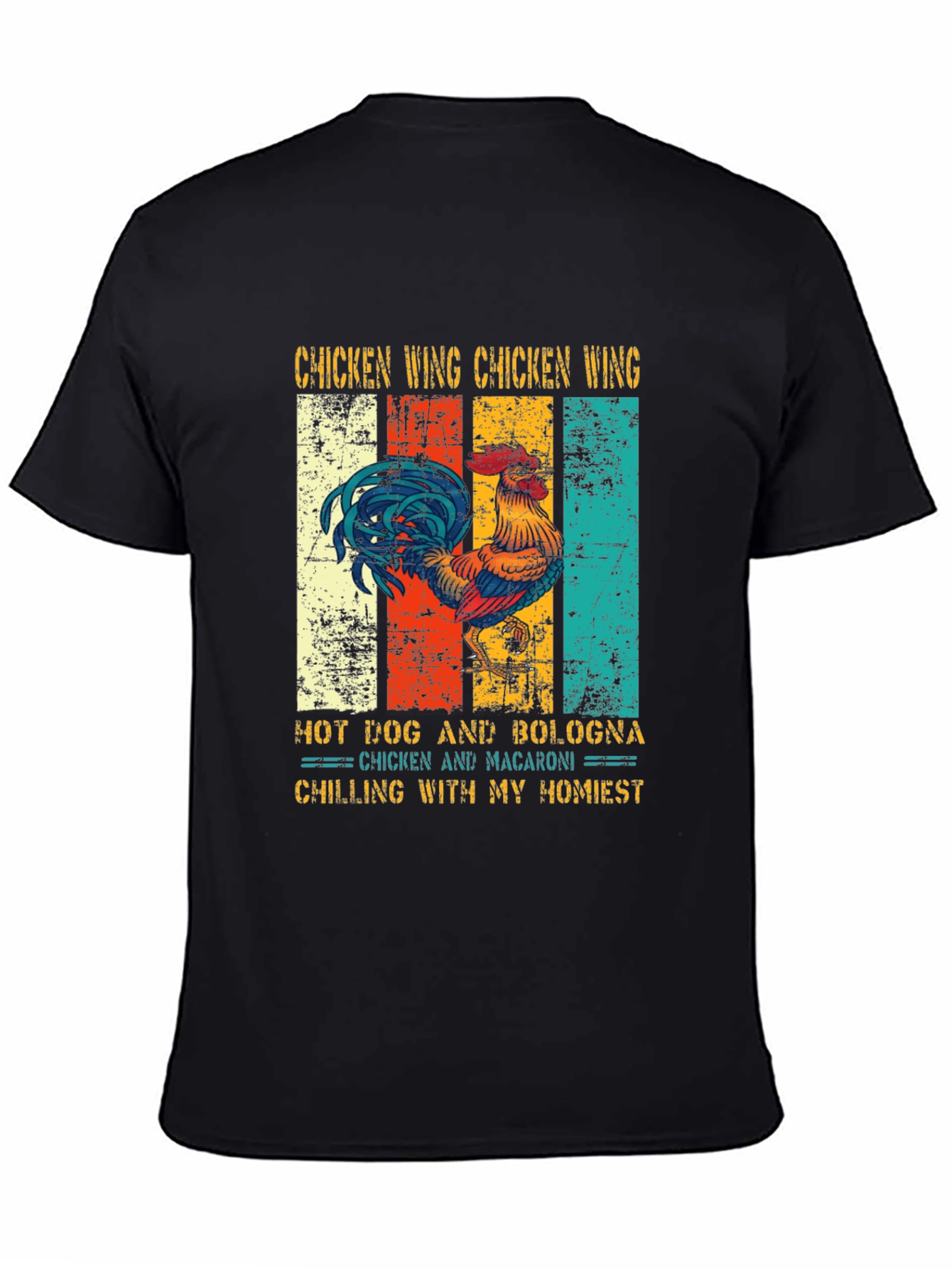 Chicken Wing Retro T-Shirt
