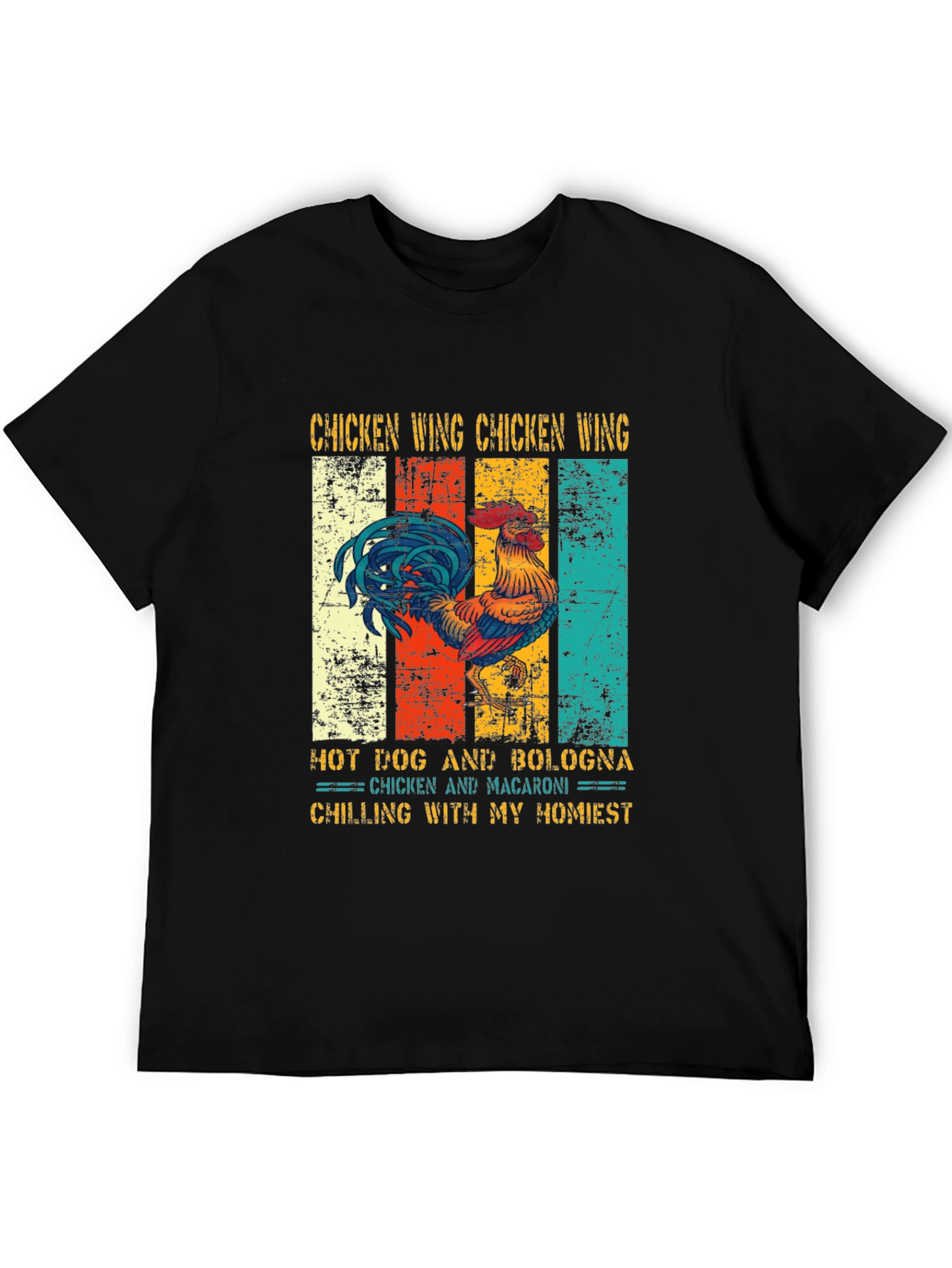 Chicken Wing Retro T-Shirt