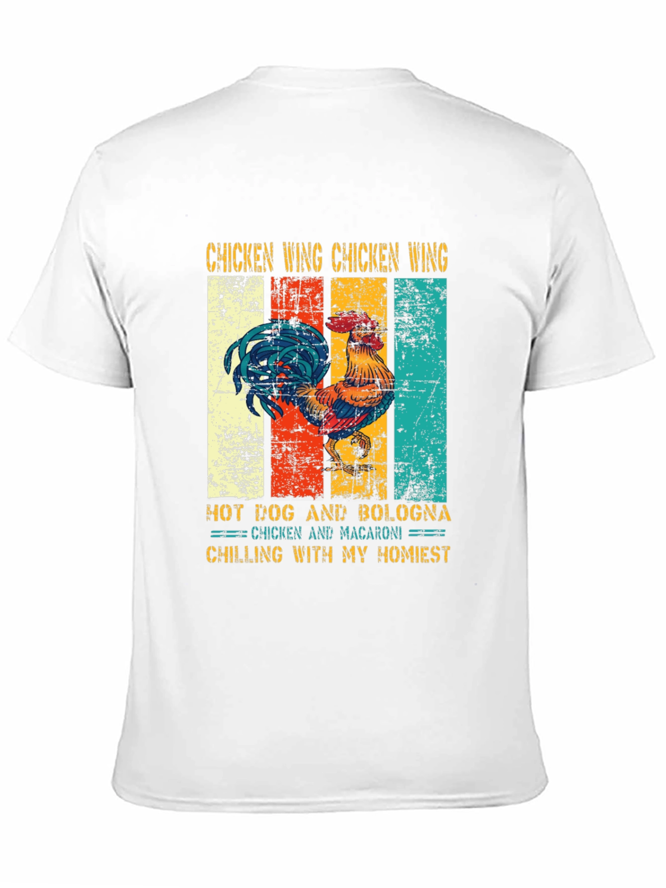 Chicken Wing Retro T-Shirt