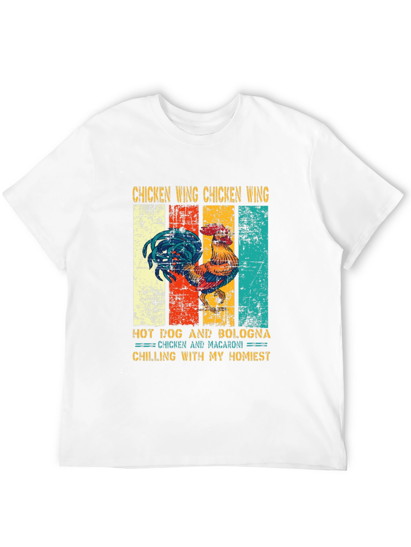 Chicken Wing Retro T-Shirt