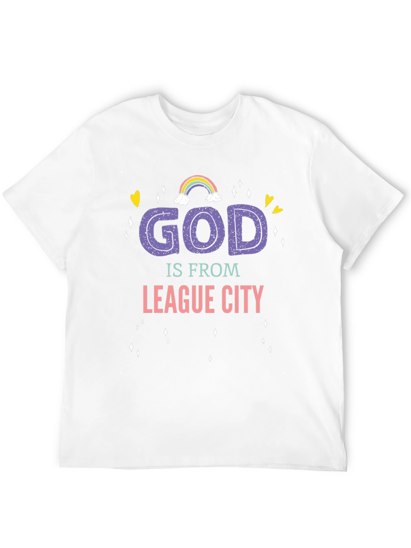 God Is From League City T-Shirt