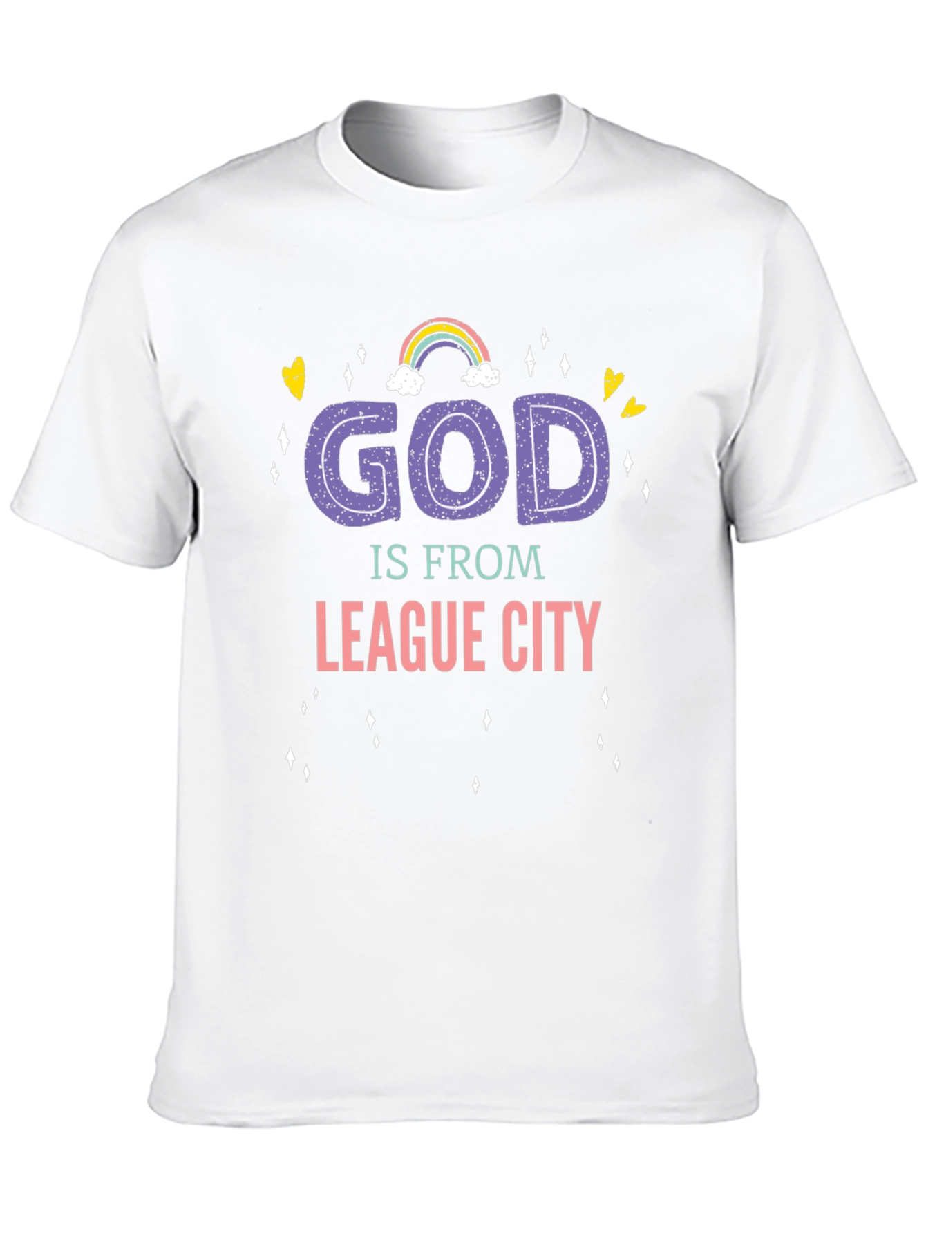 God Is From League City T-Shirt
