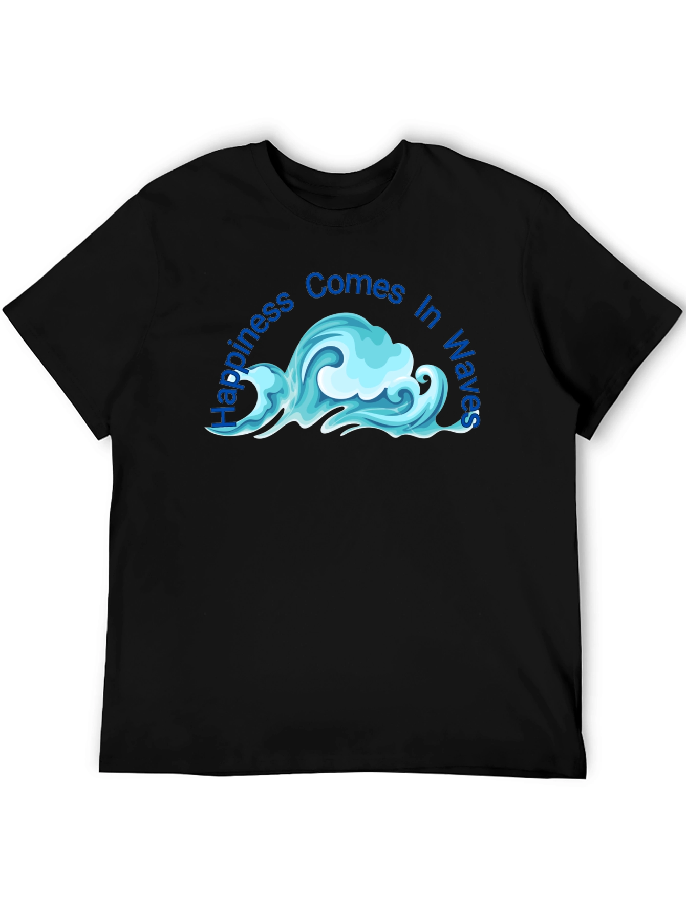 Happiness Wave Graphic T-Shirt