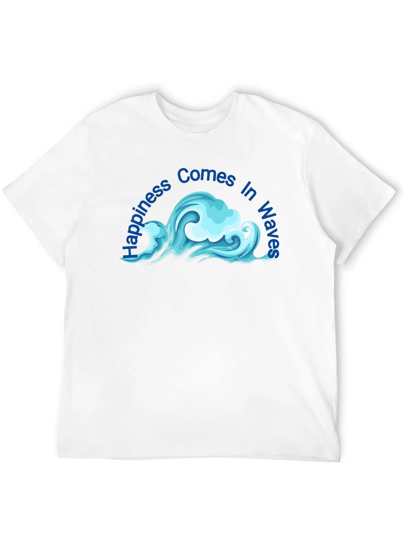 Happiness Wave Graphic T-Shirt