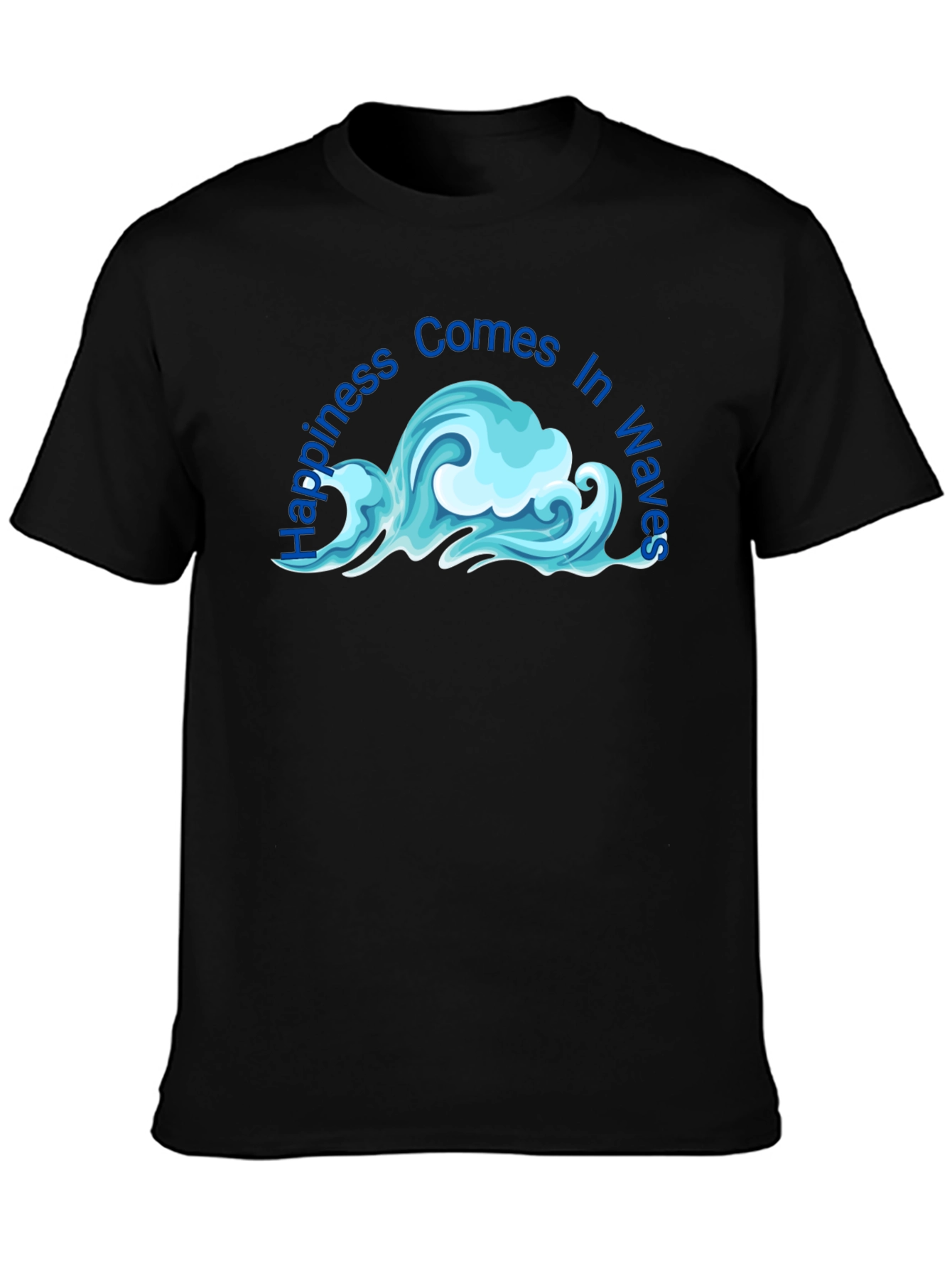Happiness Wave Graphic T-Shirt