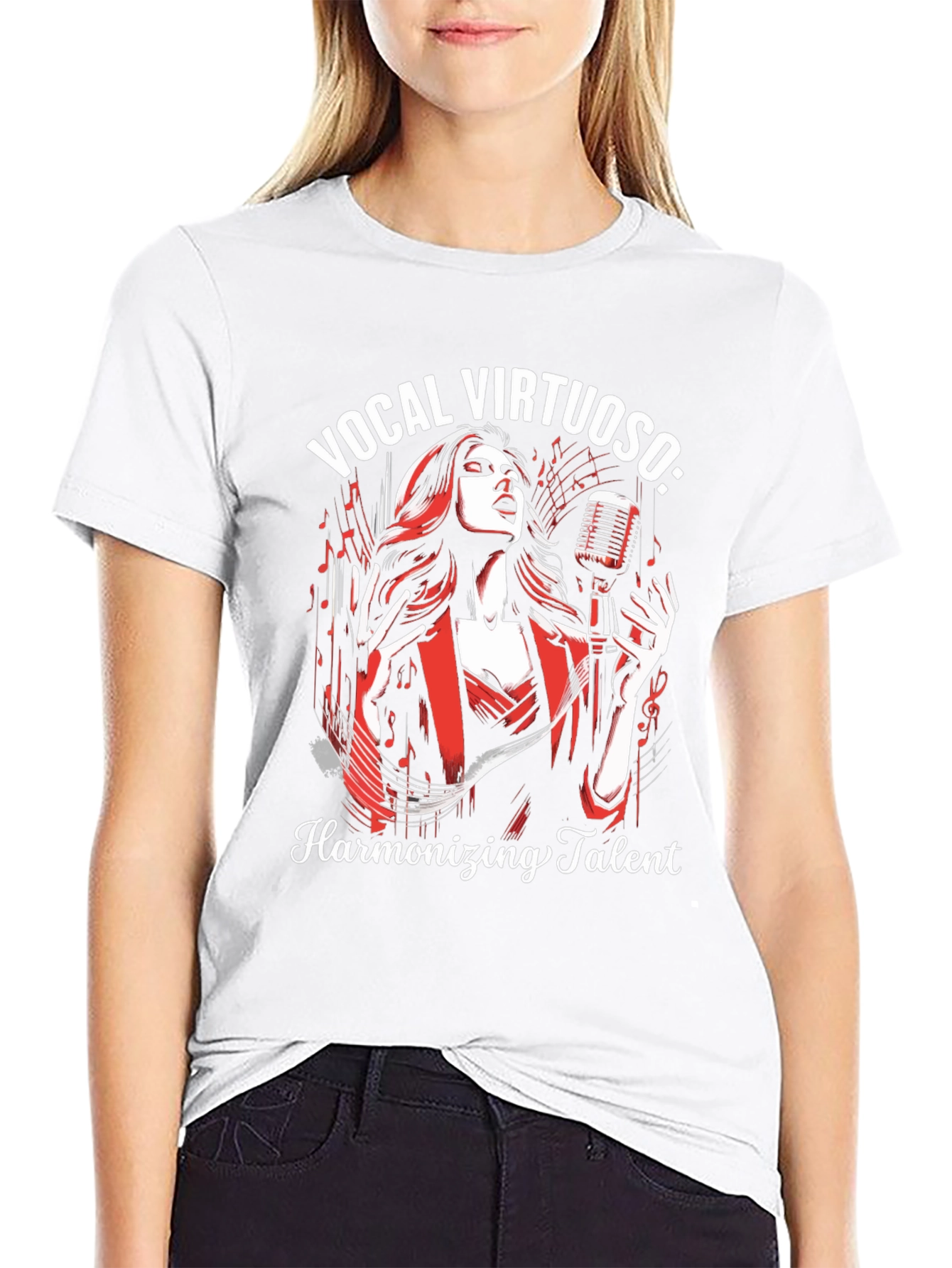 Vocal Virtuoso Harmonizing Talent Graphic T-Shirt