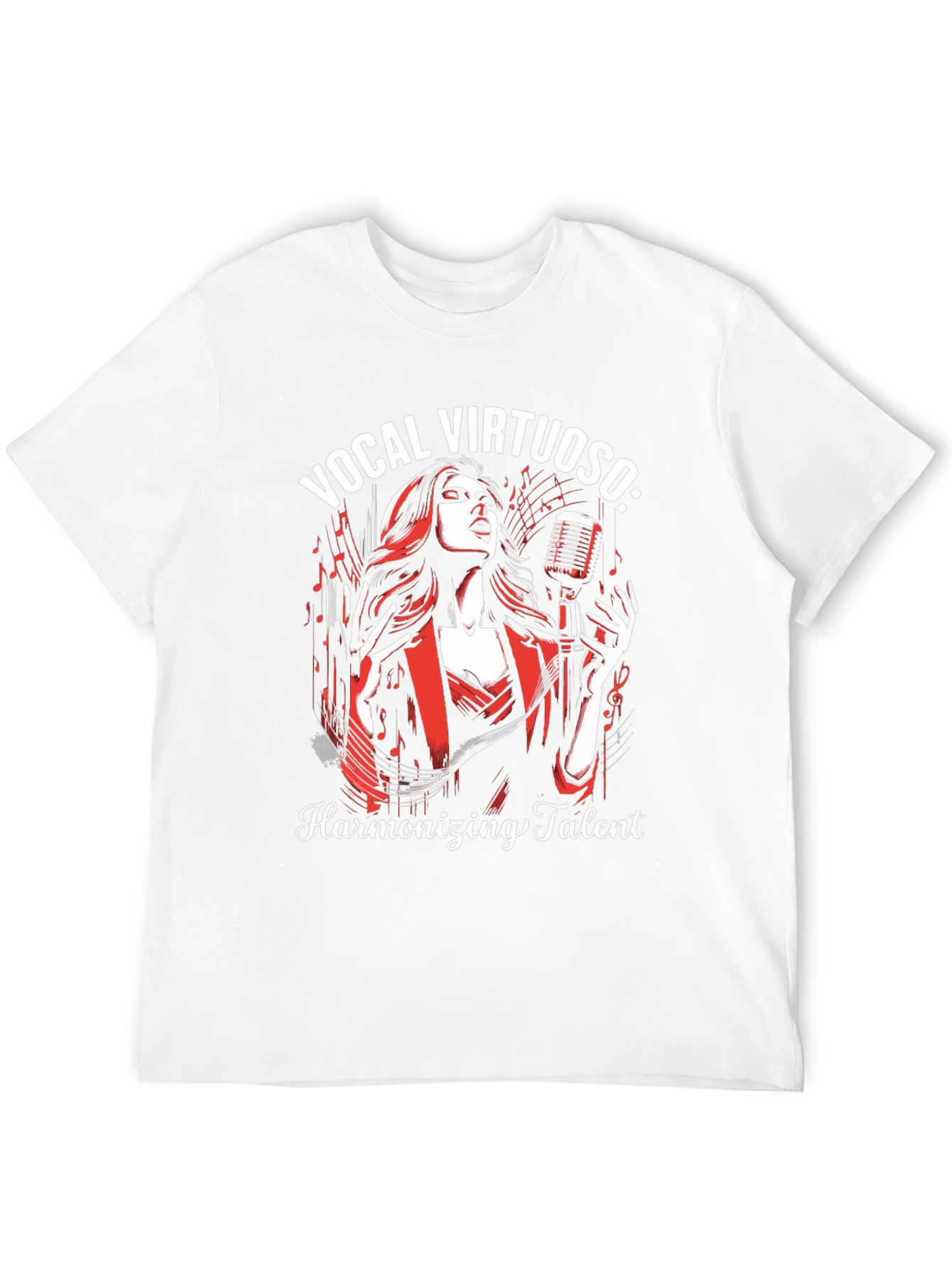 Vocal Virtuoso Harmonizing Talent Graphic T-Shirt