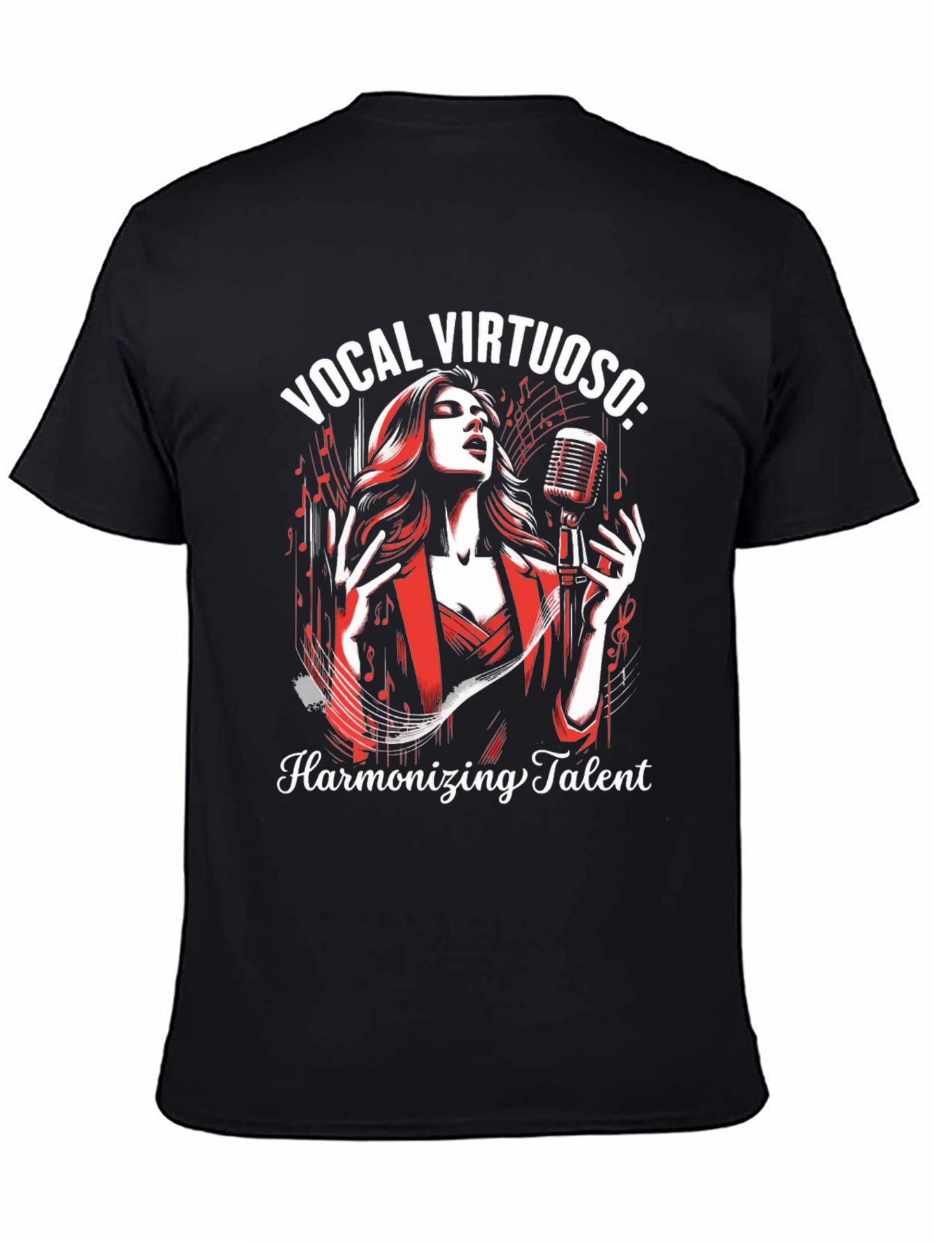 Vocal Virtuoso Harmonizing Talent Graphic T-Shirt