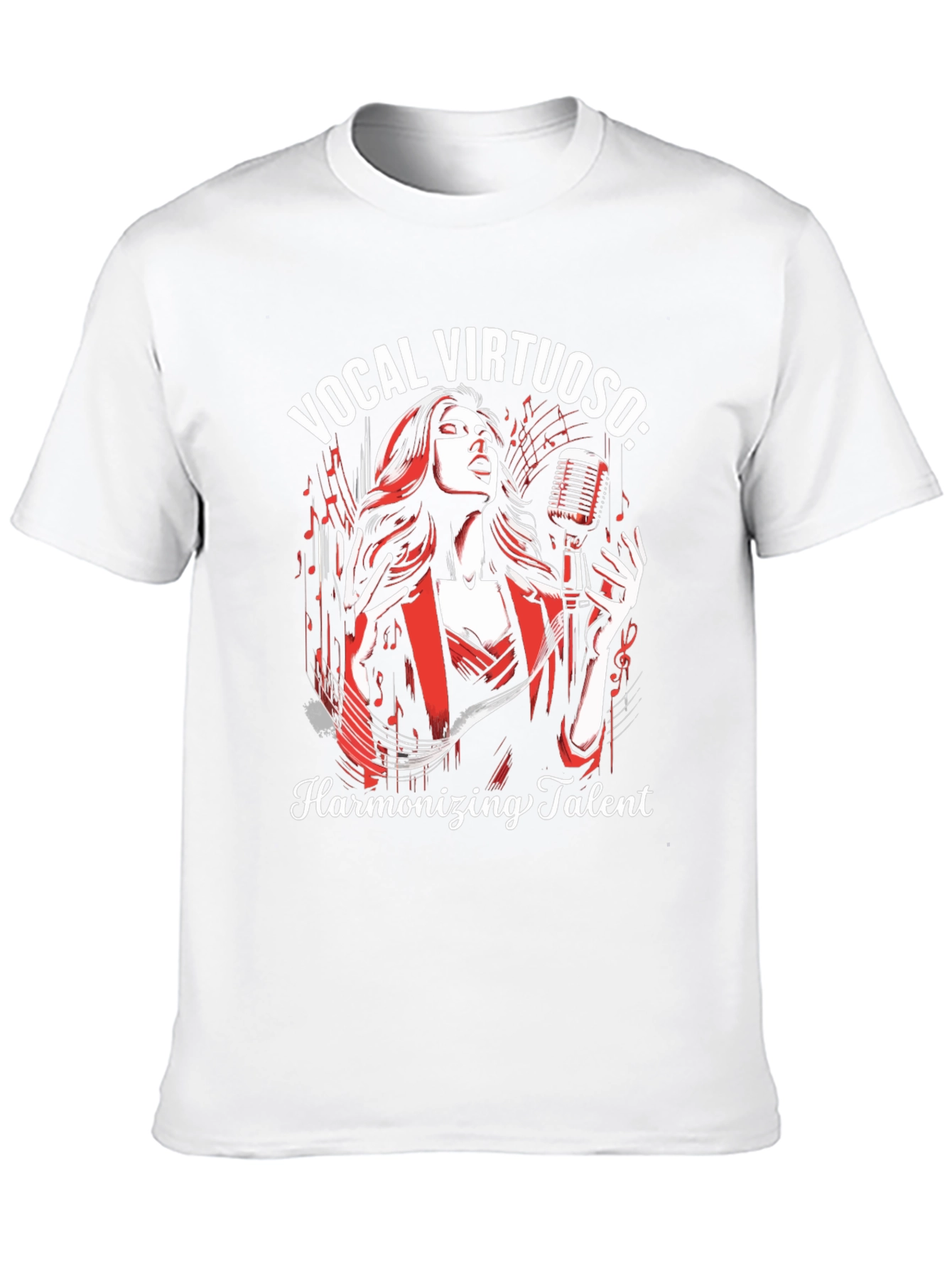 Vocal Virtuoso Harmonizing Talent Graphic T-Shirt