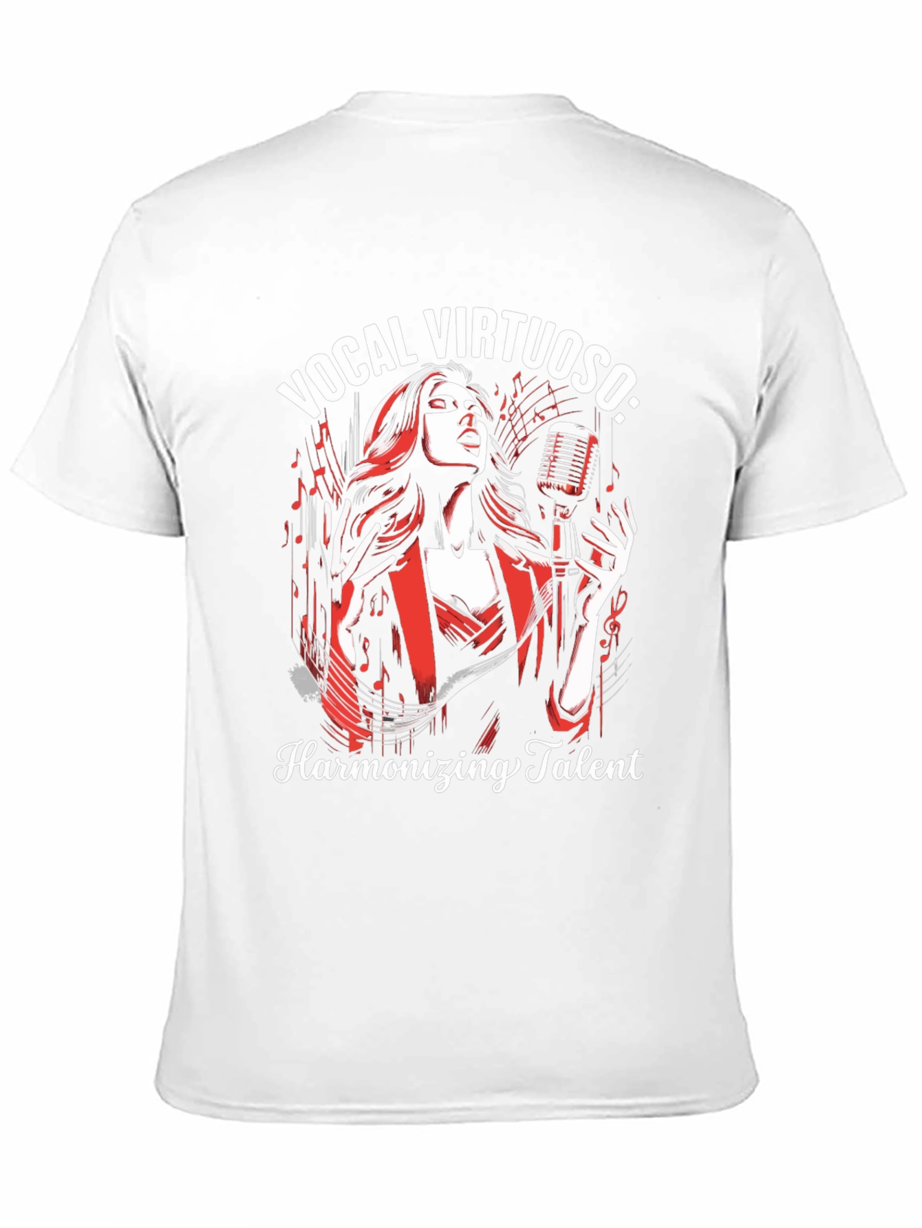 Vocal Virtuoso Harmonizing Talent Graphic T-Shirt